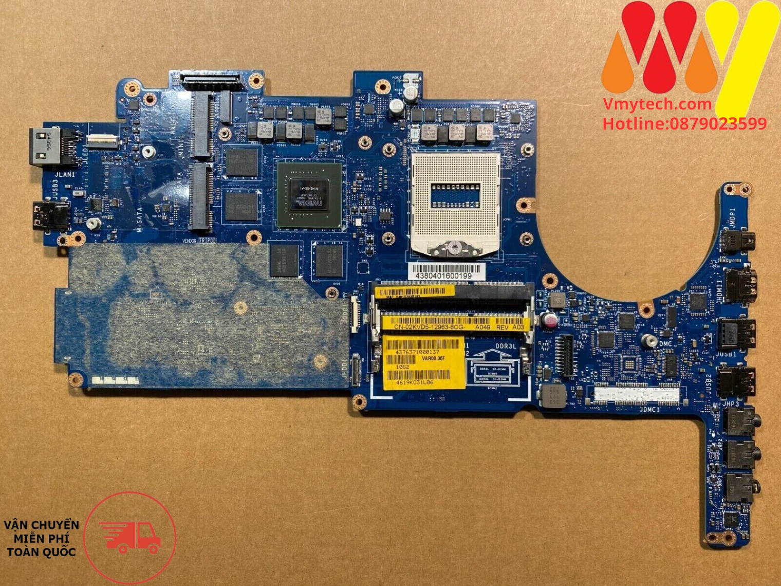 MAIN thay thế dùng cho Laptop DELL ANLIENWARE M14 R2 mã : LA-9201P, TY1XH, RWYMN