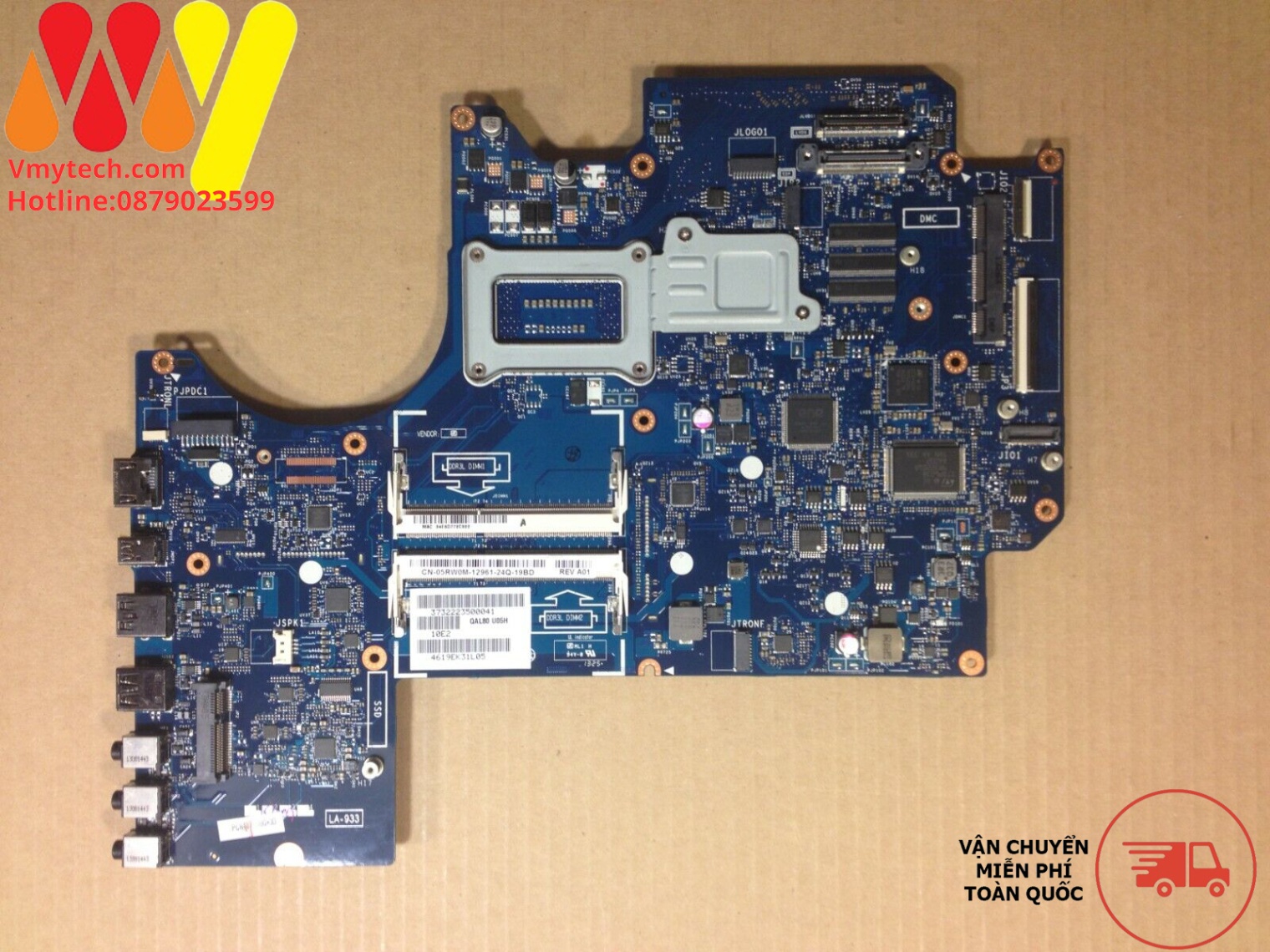 MAIN thay thế dùng cho Laptop DELL ANLIENWARE M17-R5 mã : 2XJJ7, 41W46, LA-9331P