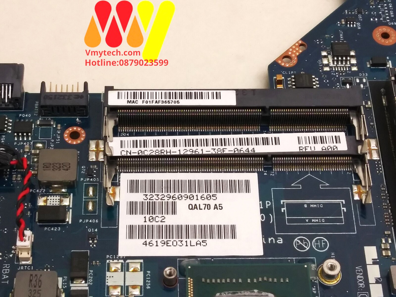 MAIN thay thế dùng cho Laptop DELL 6330 I5-3320 mã : C28RH, 0C28RH