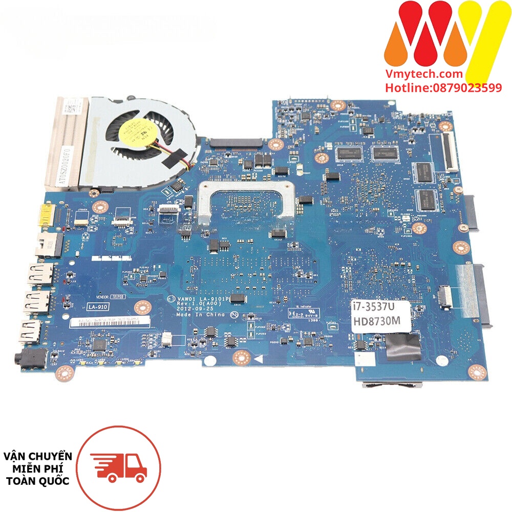 MAIN thay thế dùng cho Laptop DELL 3537 I3-4010 mã : LA-9982P, CN-0CX6H1