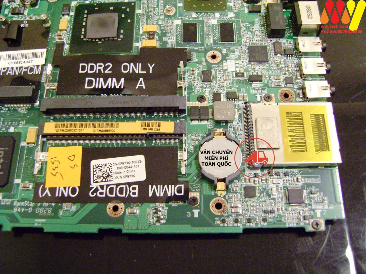 MAIN thay thế dùng cho Laptop DELL 1535 VGA SHARE mã : 31FM6MB0000, F973C