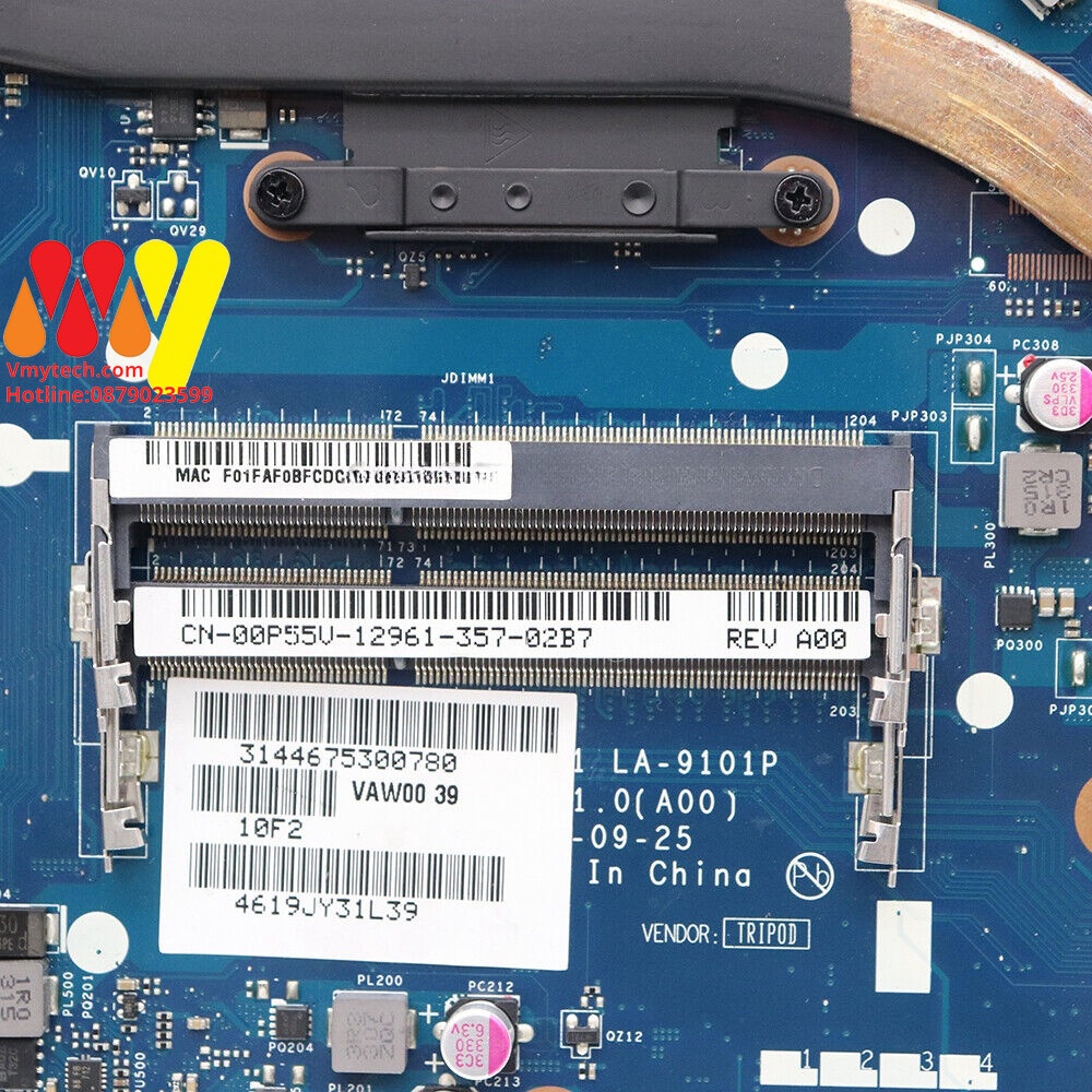 MAIN thay thế dùng cho Laptop DELL 3537 I3-4010 mã : LA-9982P, CN-0CX6H1
