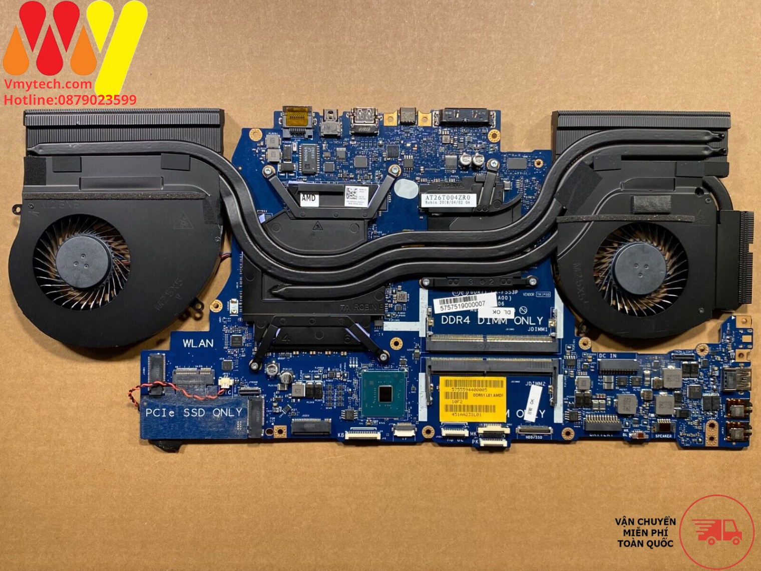 MAIN thay thế dùng cho Laptop DELL ANLIENWARE M17-R5 mã : 2XJJ7, 41W46, LA-9331P
