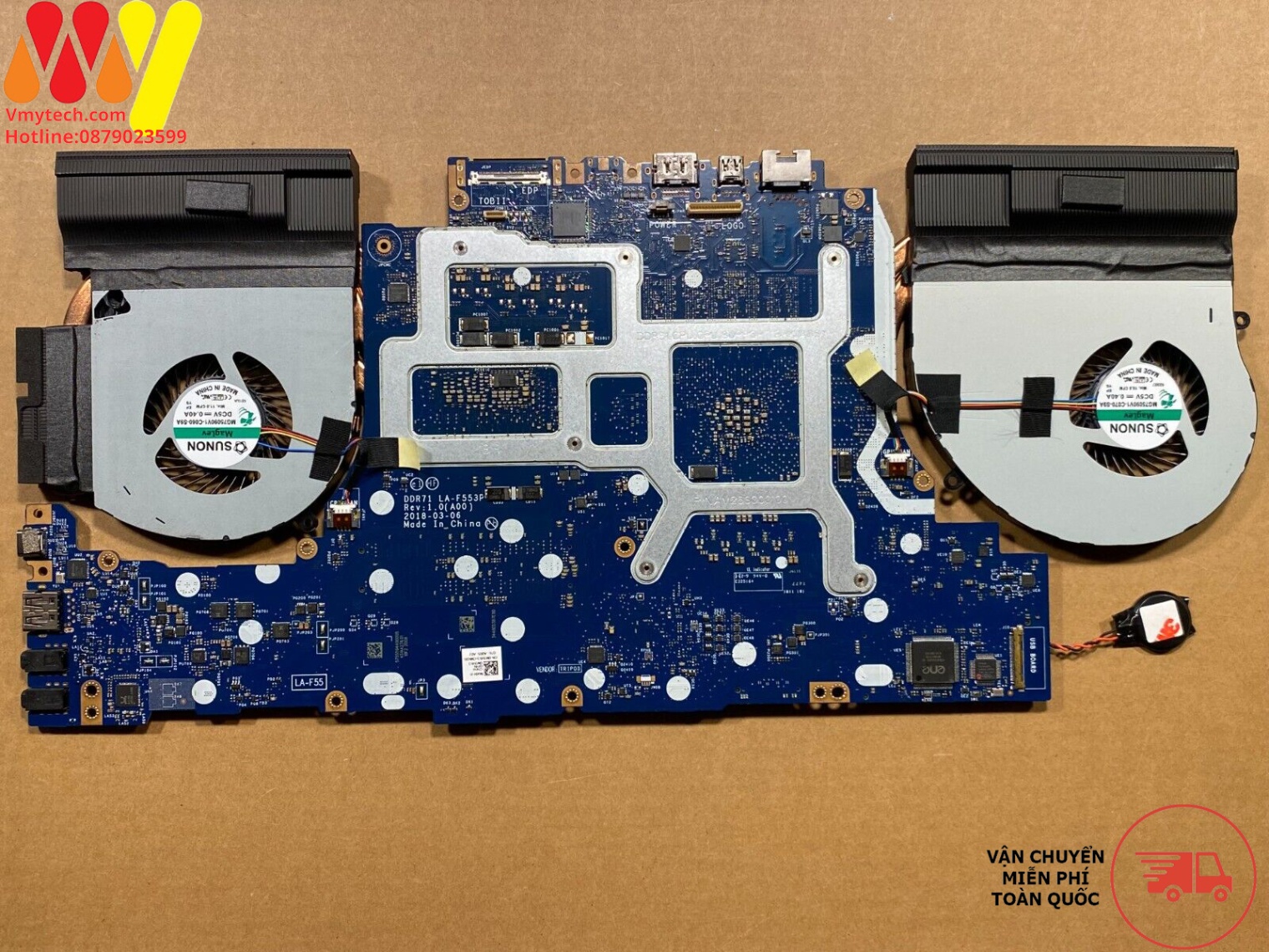 MAIN thay thế dùng cho Laptop DELL ANLIENWARE M17-R5 mã : 2XJJ7, 41W46, LA-9331P