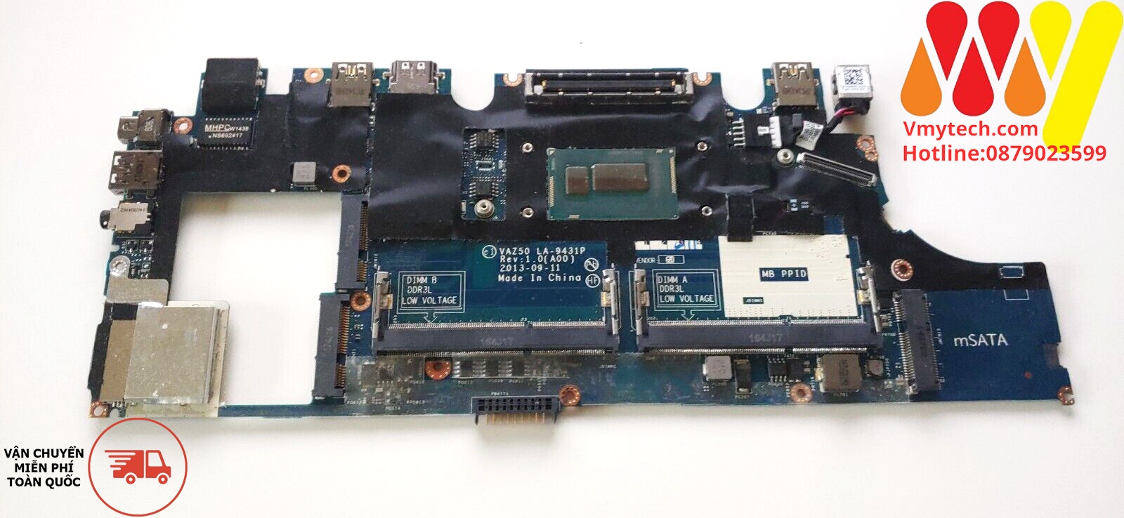 Main thay thế dùng cho Laptop LATITUDE E7240 mã : GMYR8