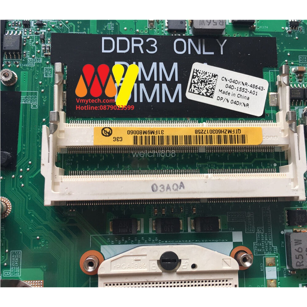 MAIN thay thế dùng cho Laptop DELL Studio 1558 mã : CN-04DKNR, 04DKNR