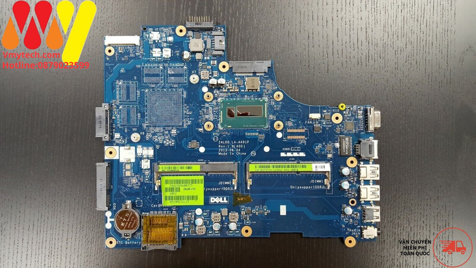 MAIN thay thế dùng cho Laptop DELL LATITUDE 3540 I7-4510 VGA 2GB mã : LA-A491P