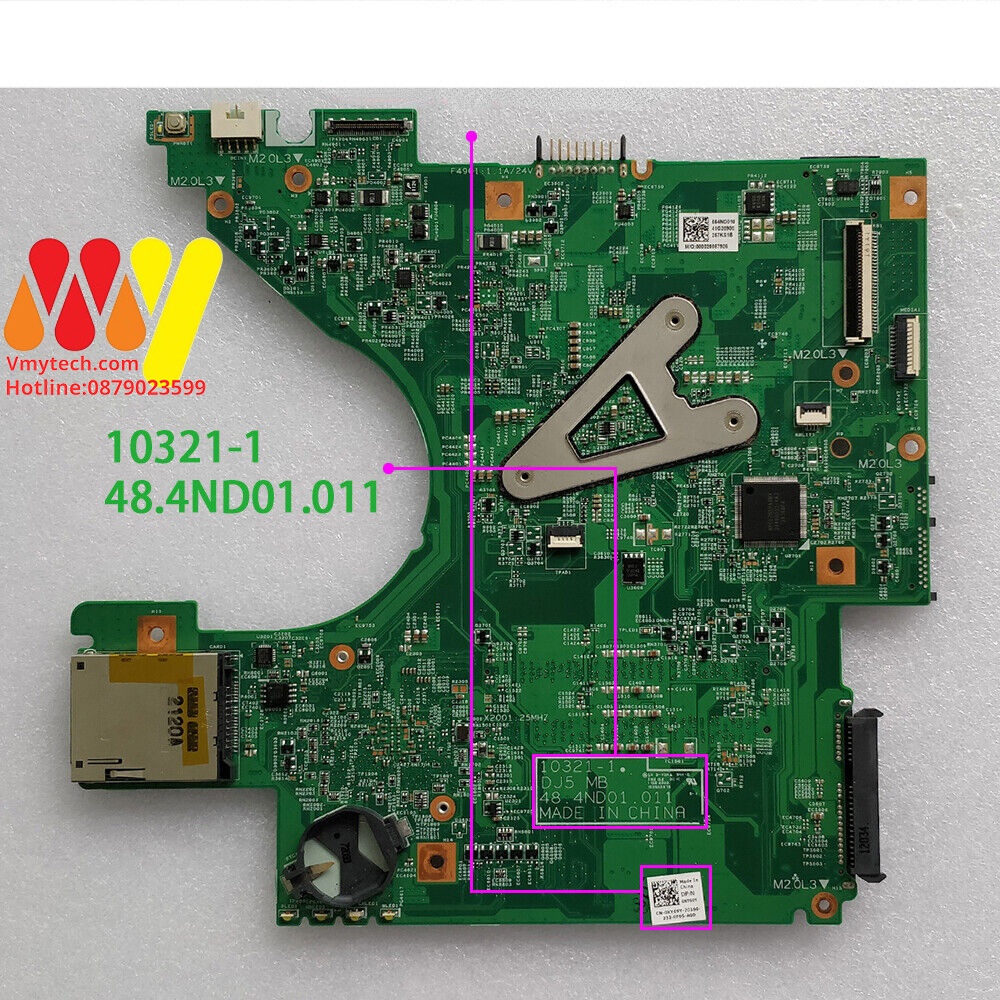 MAIN thay thế dùng cho Laptop DELL V131, P18S CORE I5-2410 mã : MJPRW