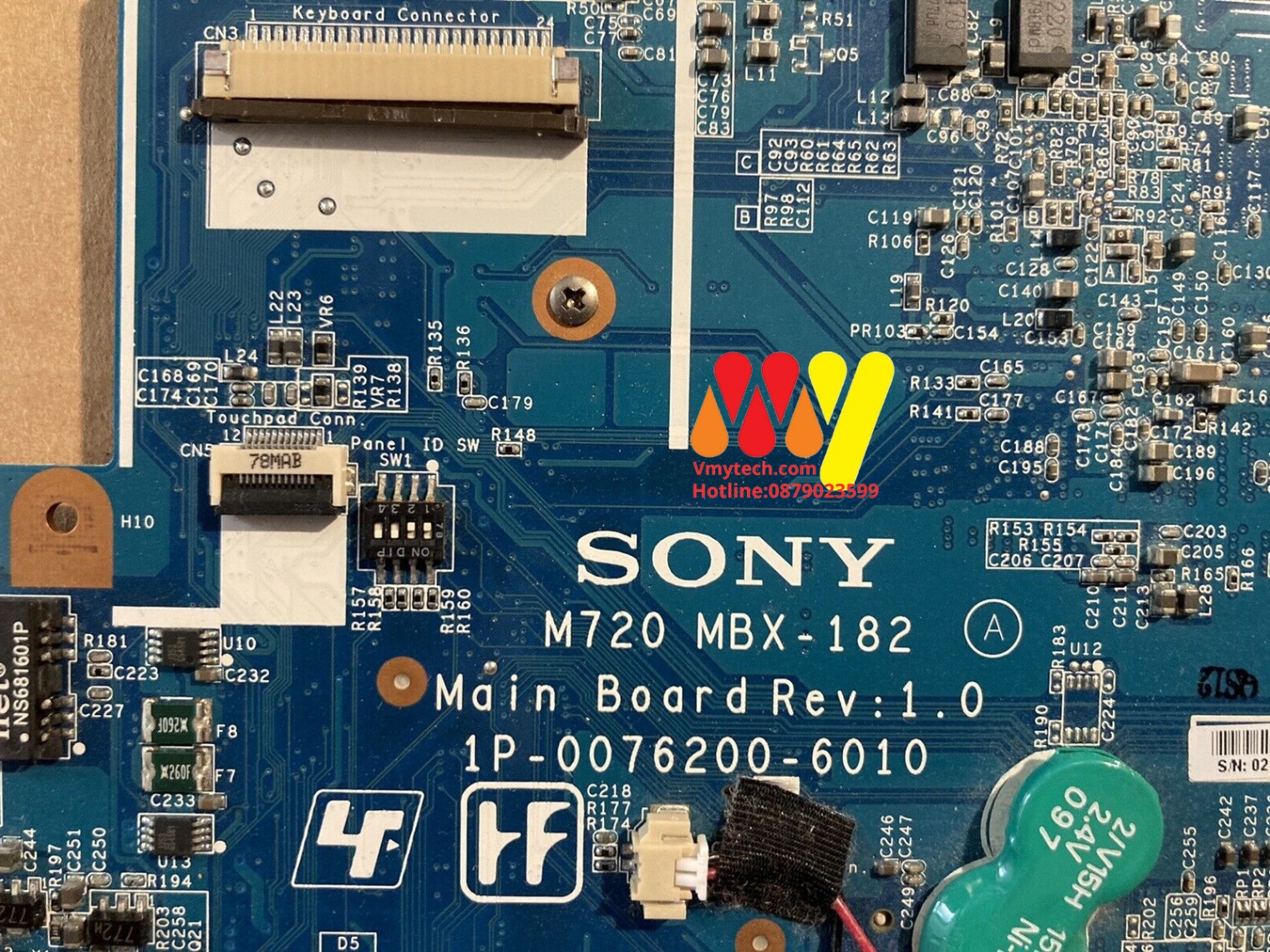 MAIN thay thế dùng cho Laptop SONY NR Mã : MBX 182