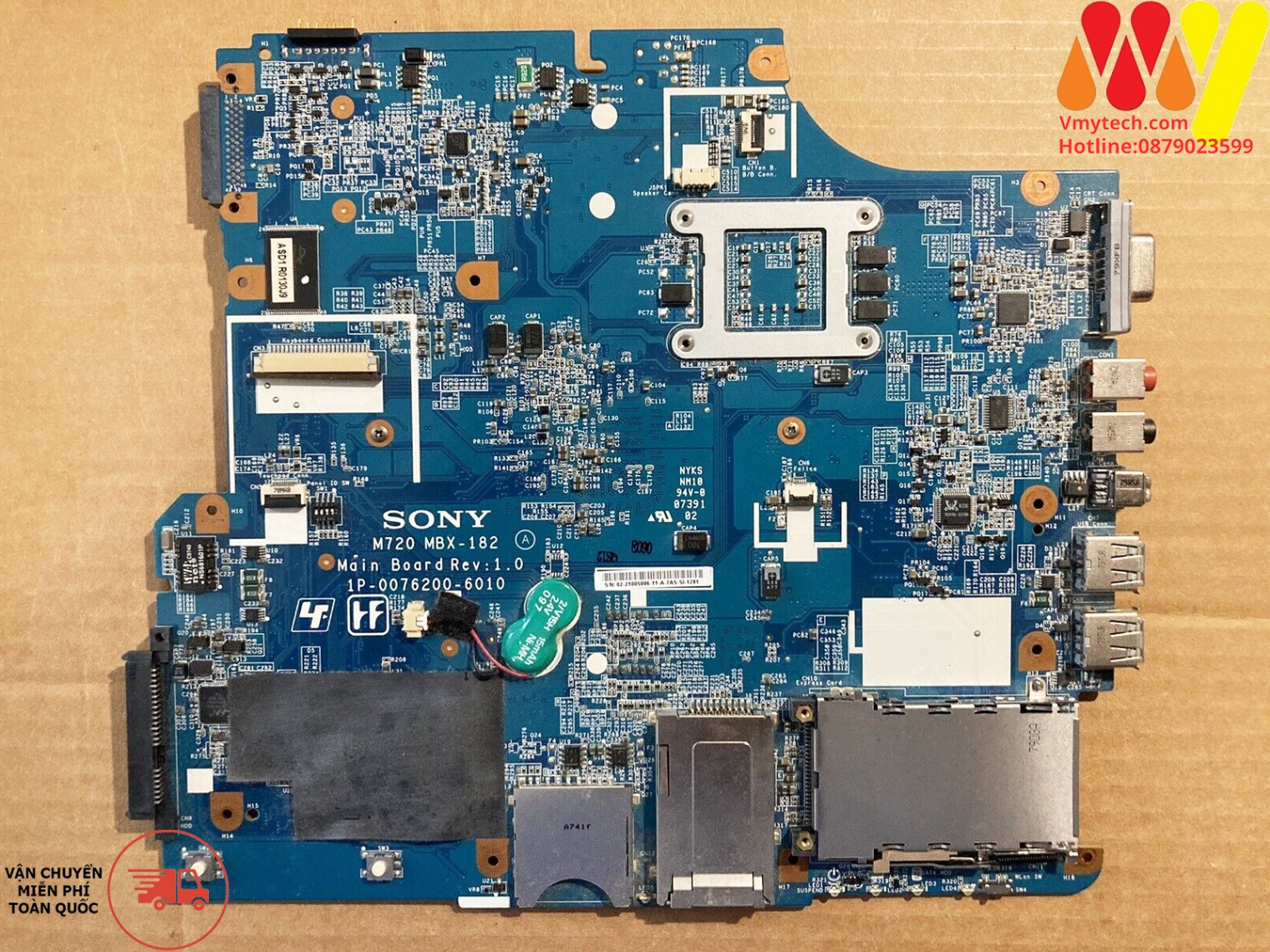 MAIN thay thế dùng cho Laptop SONY NR Mã : MBX 182