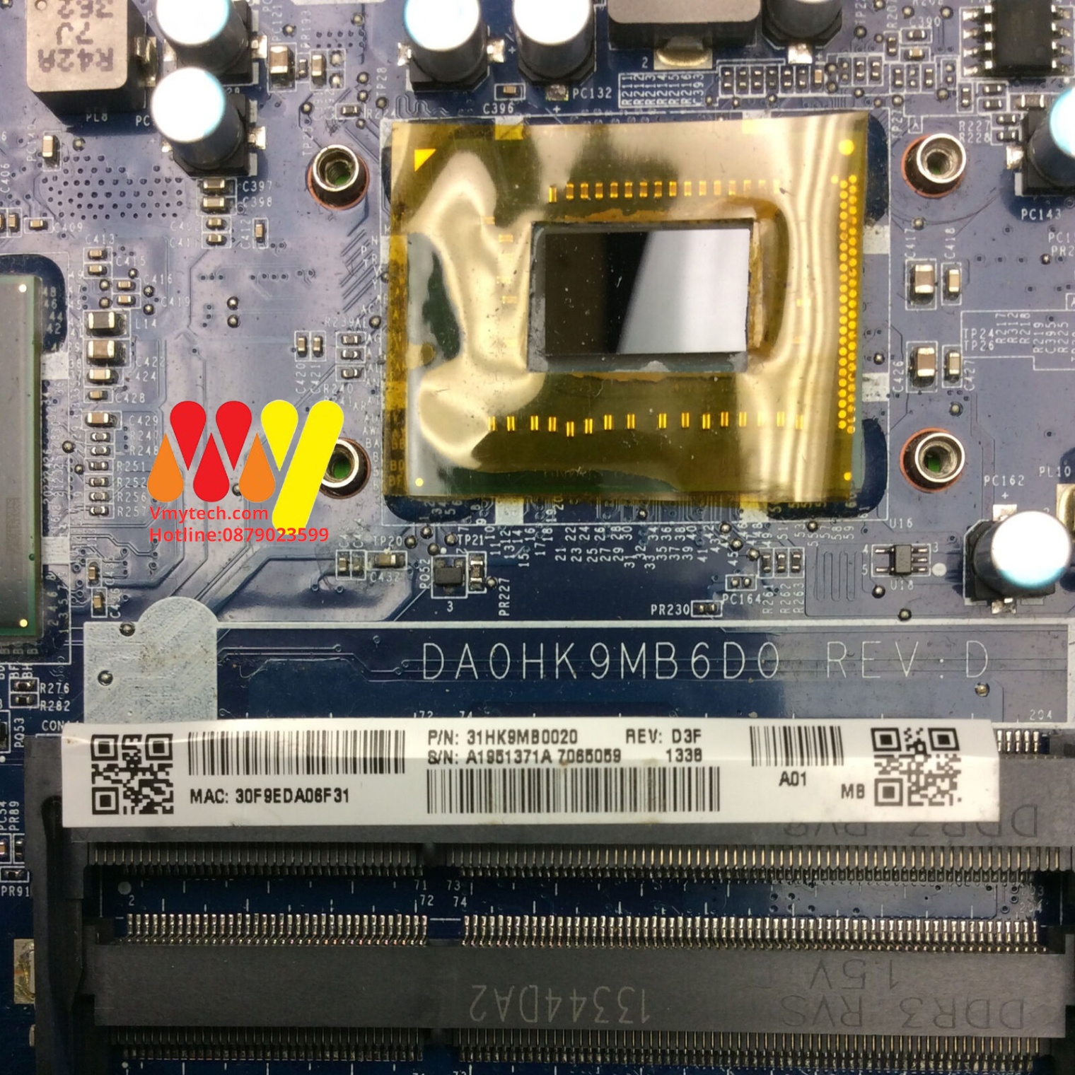 MAIN thay thế dùng cho Laptop SONY SVF152 I3-3217 mã : DA0HK9MB6D0