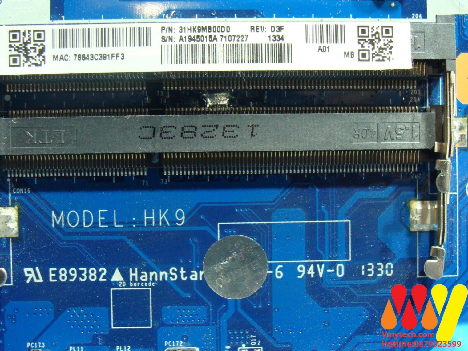 MAIN thay thế dùng cho Laptop SONY SVF15A I5-3337 mã : DA0GD6MB8E0