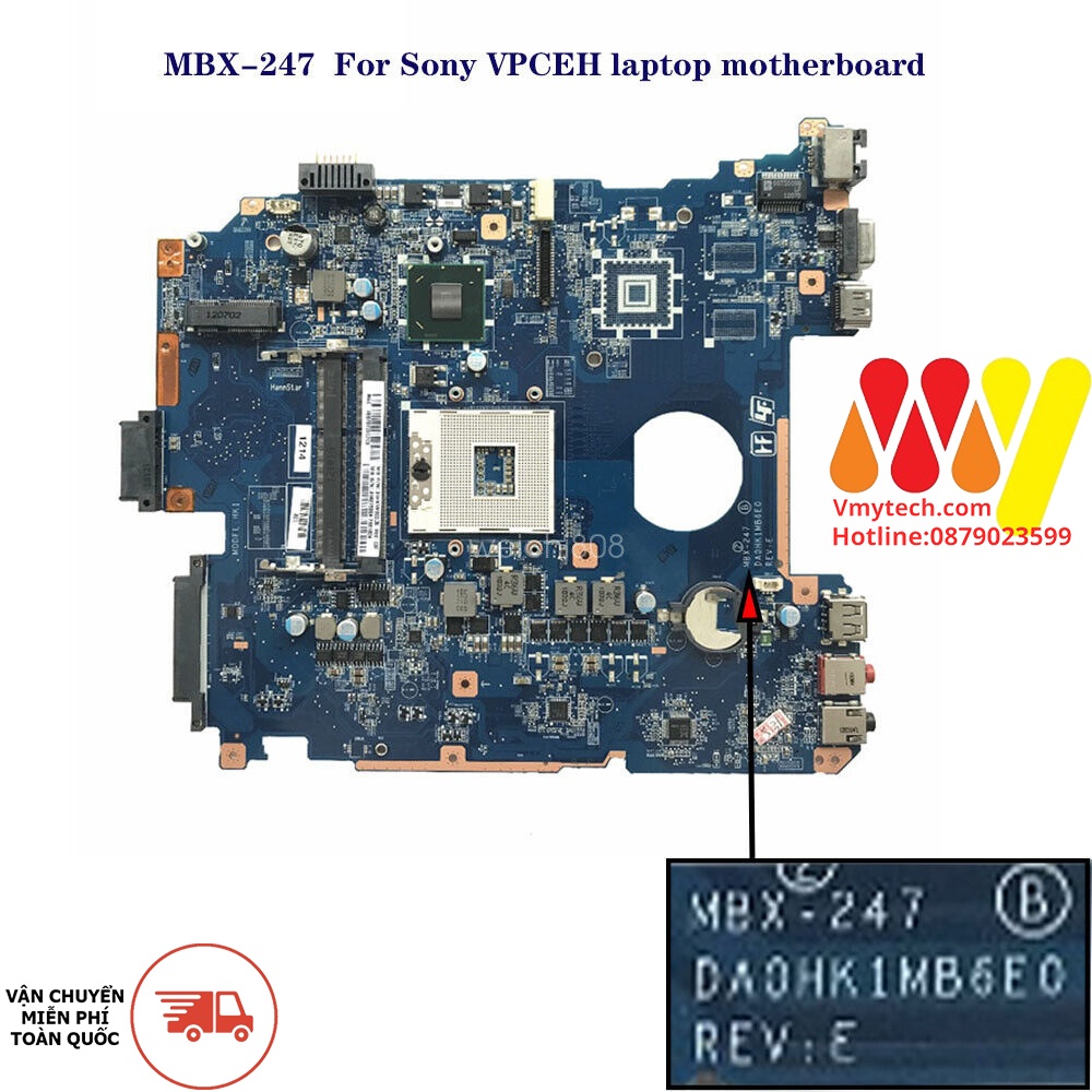 MAIN thay thế dùng cho Laptop SONY EH mã : MBX-247