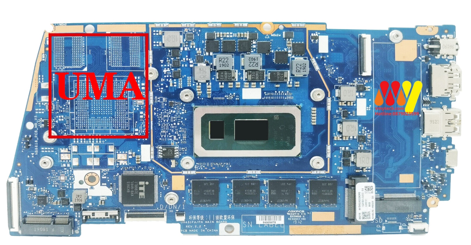 MAIN Thay thế dùng cho Laptop ASUS ZenBook-14 UX431FA, UX431FN, UX431FAC I5-8265U