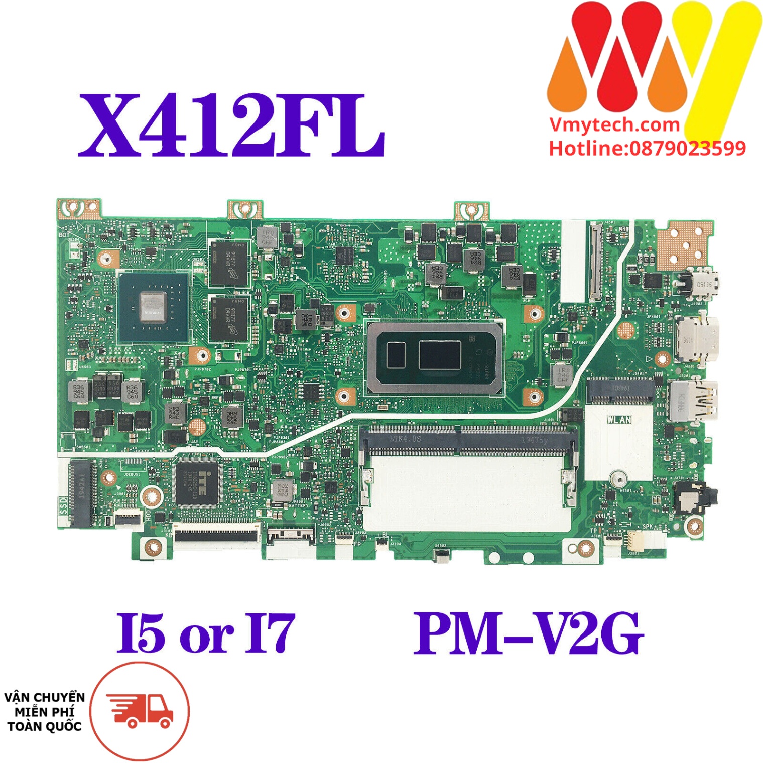 Main Laptop ASUS X412FJC, X412FLC, X412FJ, X412FL, A412F, F412F, K412F, X412 I3-7100U