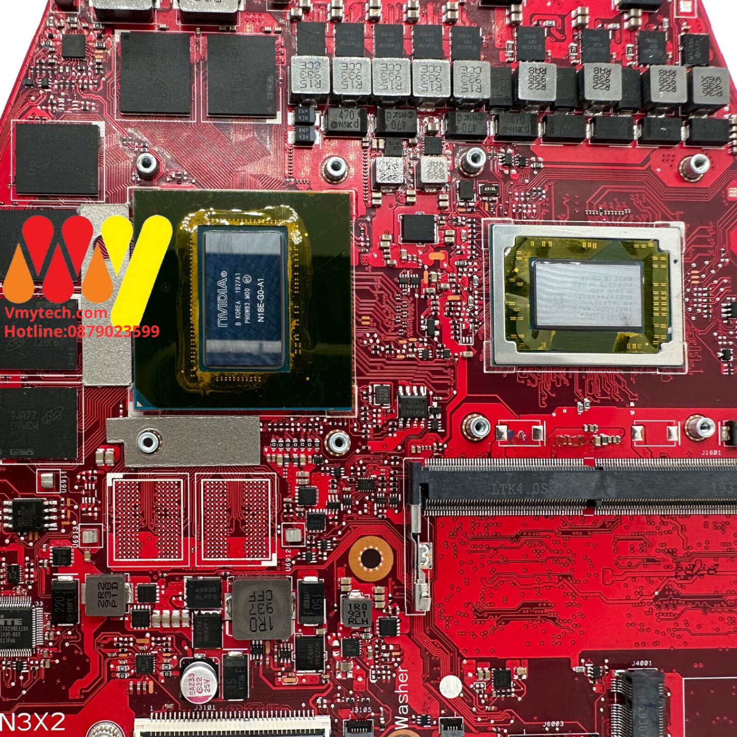 MAIN Thay thế dùng cho Laptop ASUS GU502DU, GU502D, GA502, GA502DU AMD RYZEN R7-3750