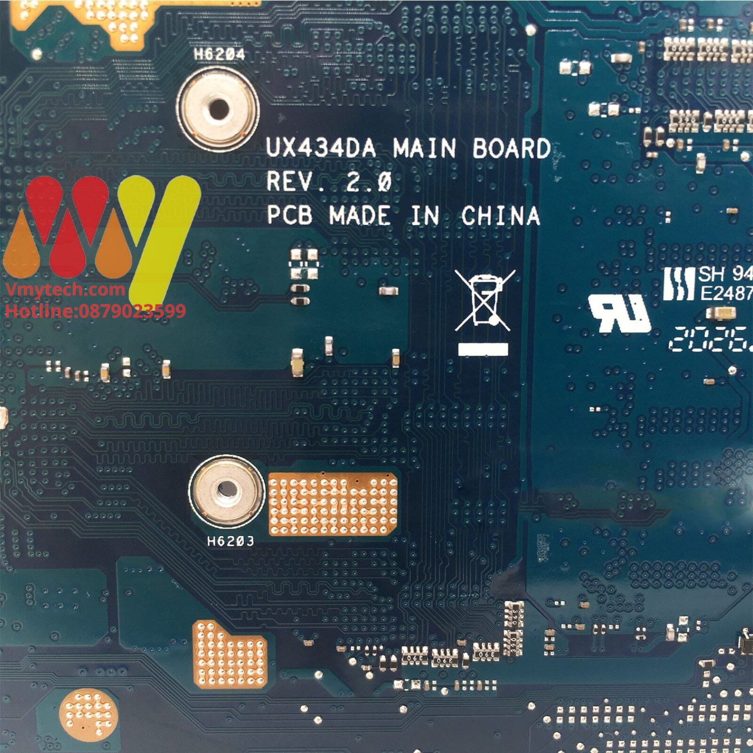 Main thay thế dùng cho Laptop ASUS UX434DA, UX434D, UM433, UM433DA RYZEN 7-3700