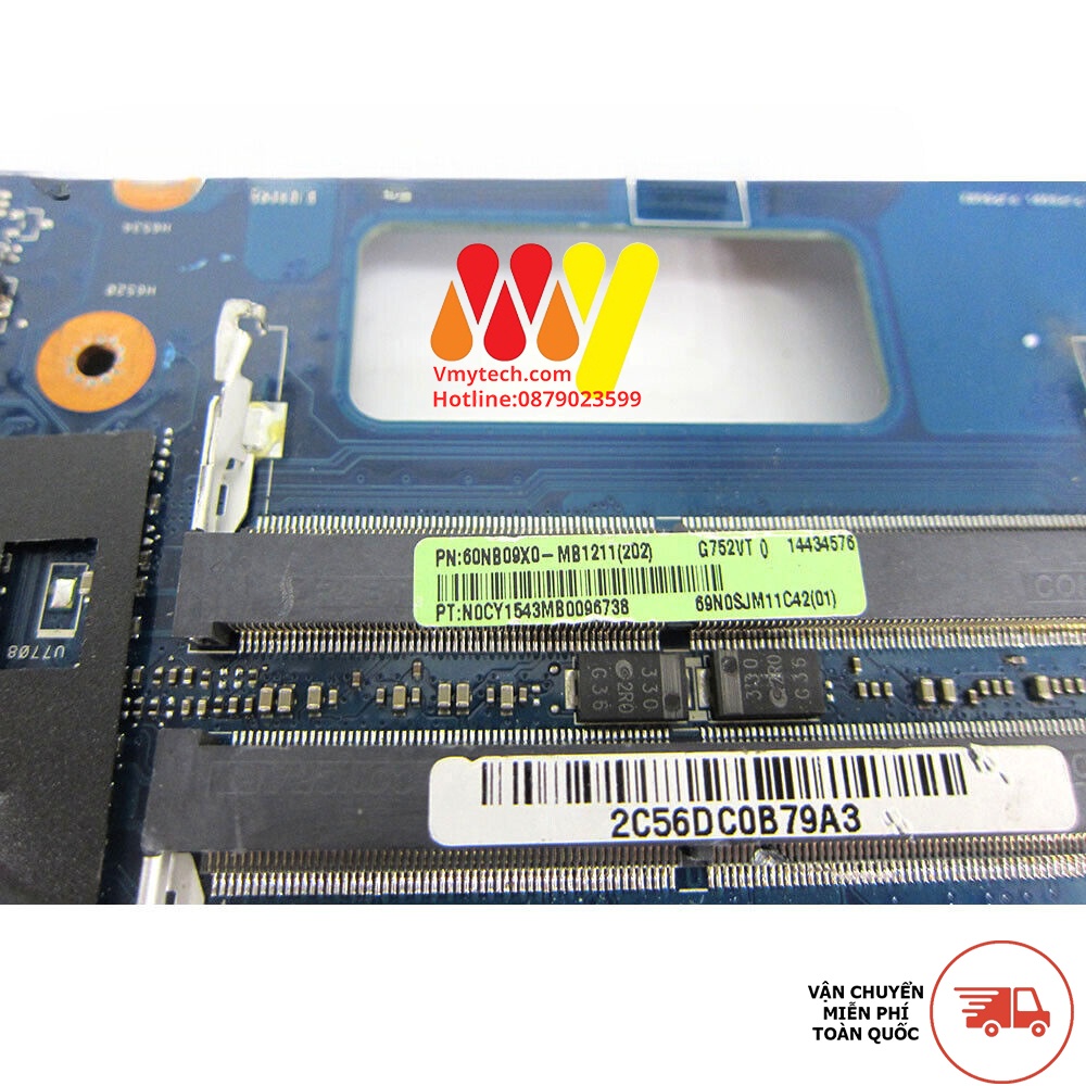 Main cho Laptop ASUS ROG G752, G752VY, G752VL, G752V, G752VS I7-6820HK