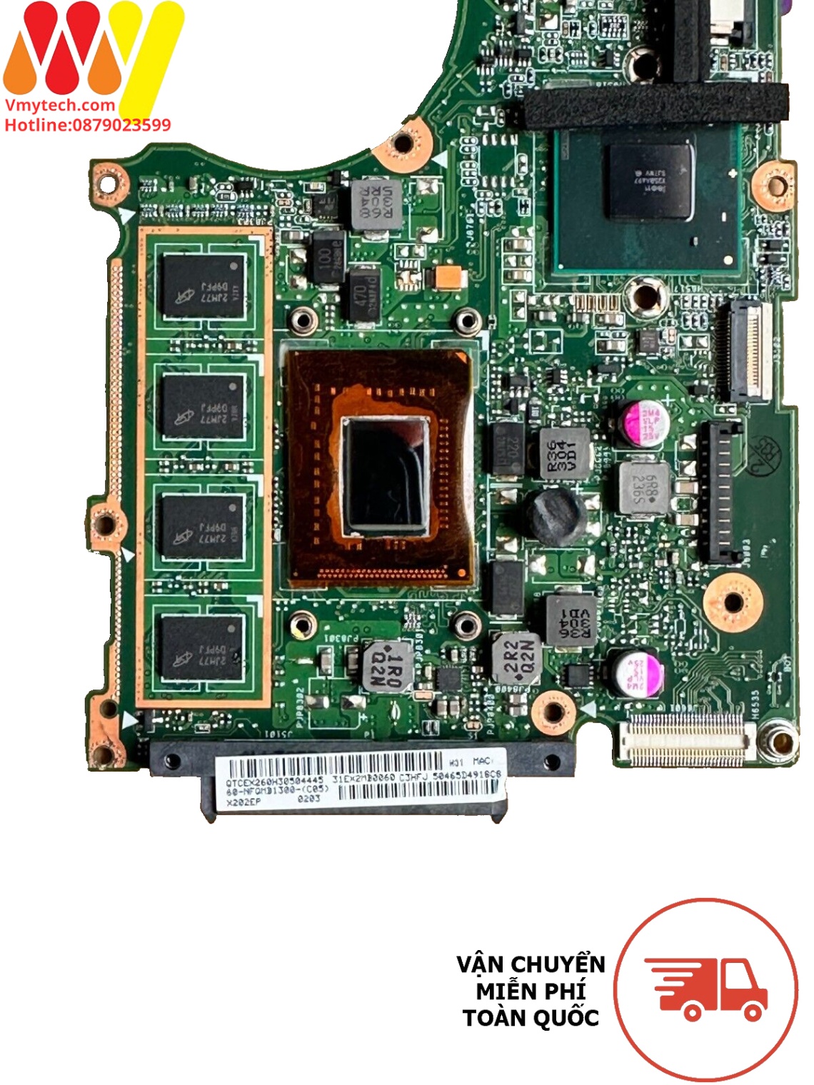 MAIN ASUS X202E I3-3217U mã : 60-NFQMB1300