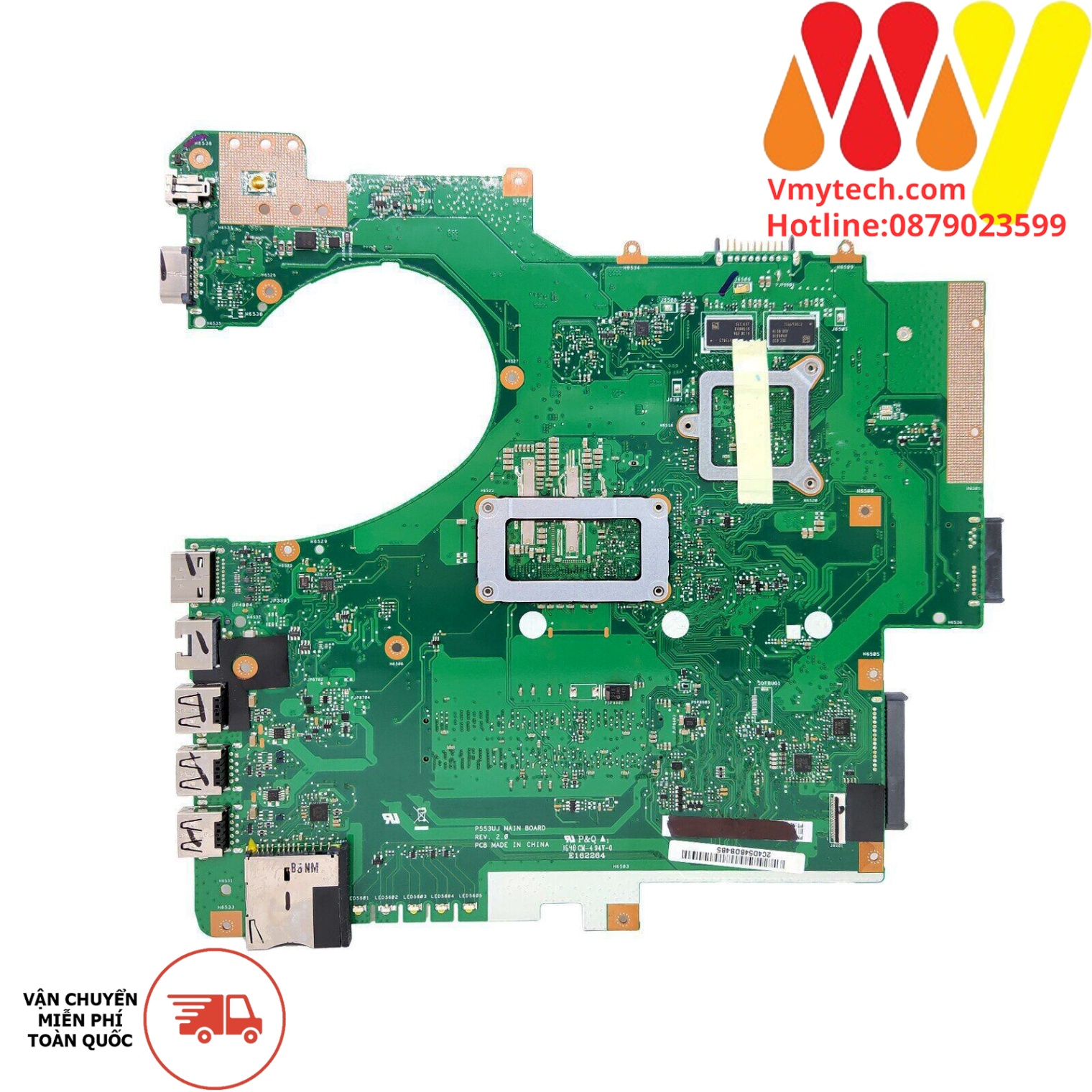 MAIN thay thế dùng cho Laptop ASSUS P553UJ, P2540UJ, P2540UA, P2530UJ, P553UJ I5-6200U