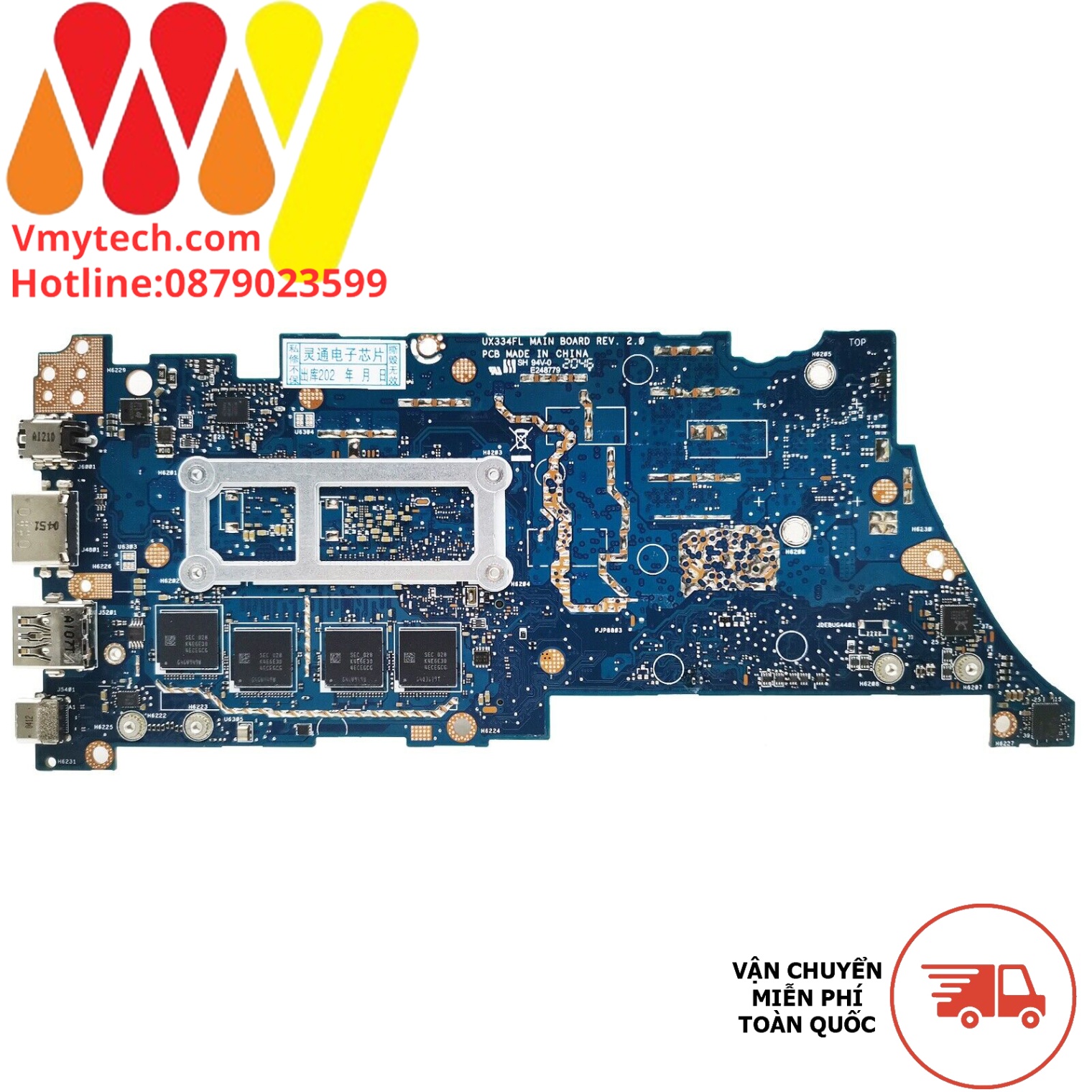 MAIN thay thế dùng cho Laptop ASUS UX334FL, UX434FAC, UX334F I7-10510U VGA RỜI