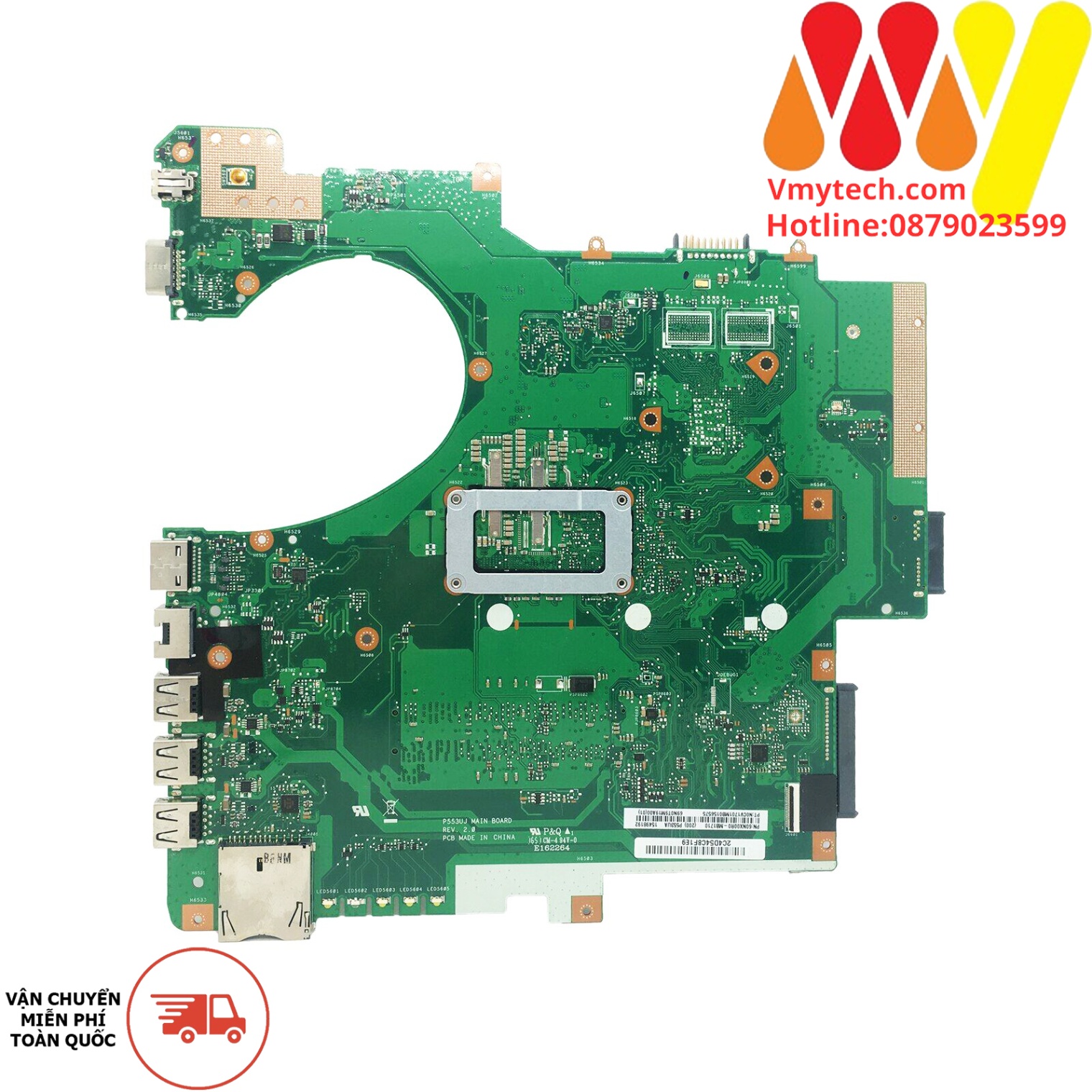 MAIN thay thế dùng cho Laptop ASSUS P553UJ, P2540UJ, P2540UA, P2530UJ, P553UJ I5-6200U