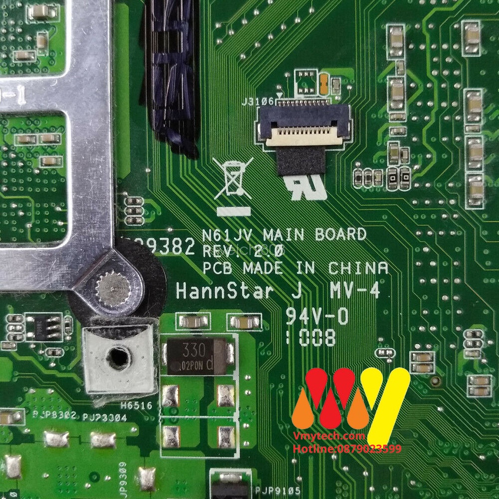 Main Thay thế dùng cho Laptop ASUS N61J, N61JV mã : 60-NYKMB1200