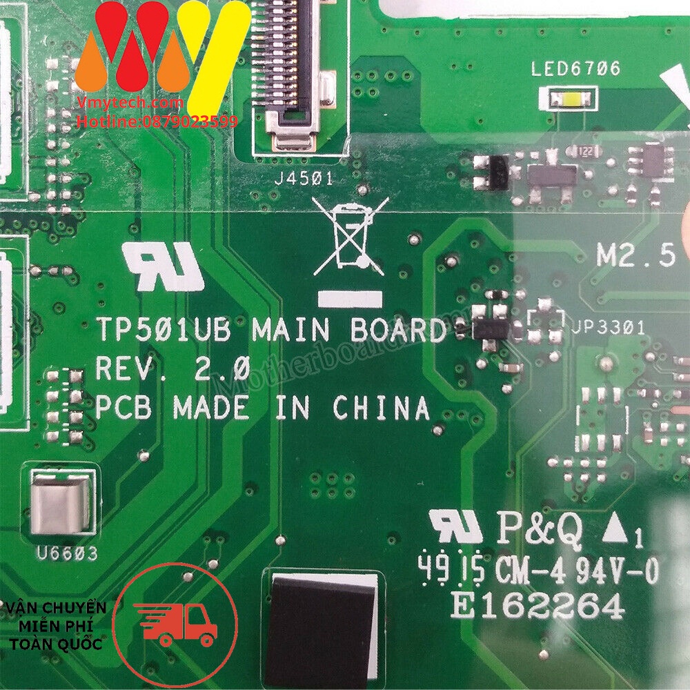 Main thay thế dùng cho Laptop ASUS TP501U, TP501UB, TP501UA I5-6200