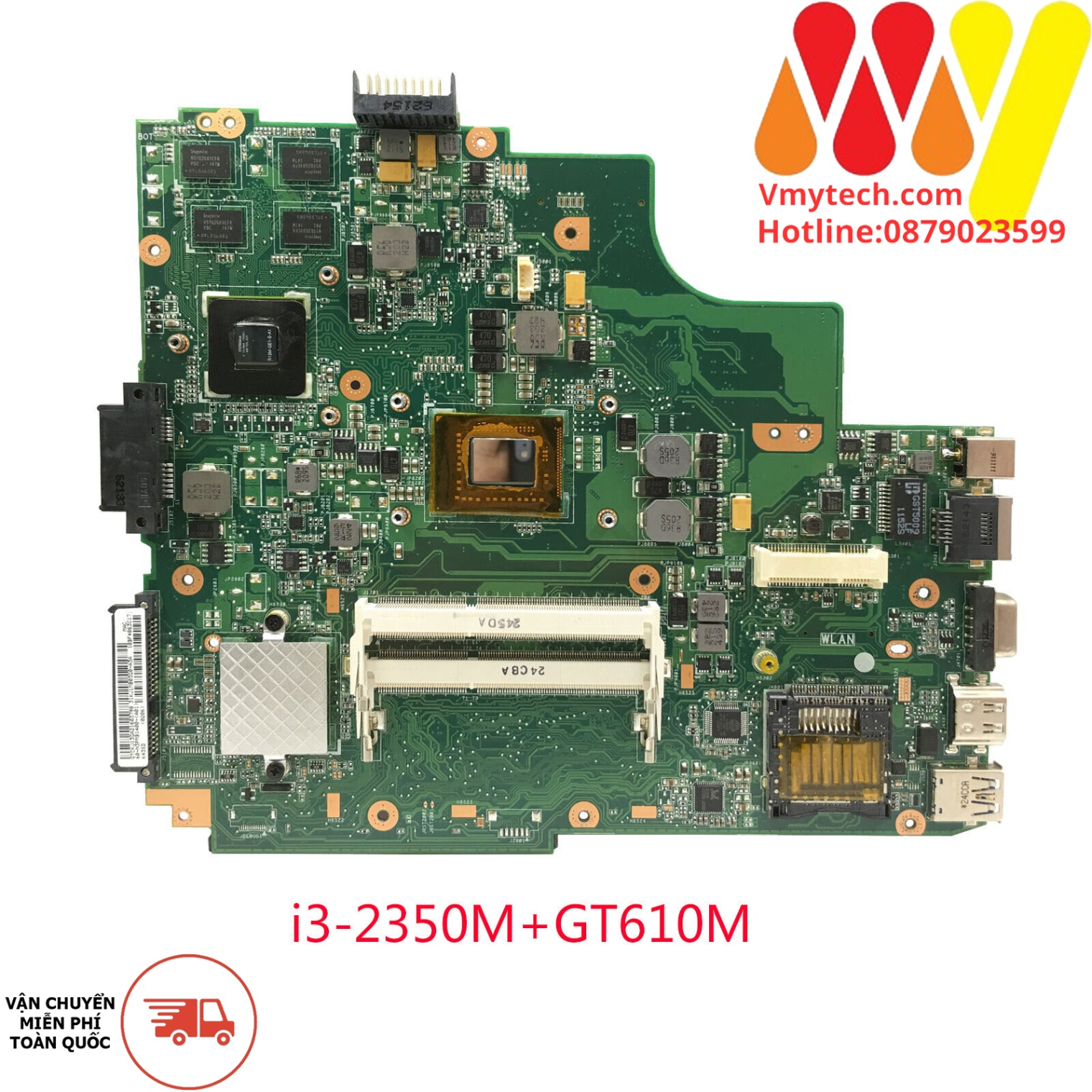Main thay thế dùng cho Laptop ASUS A84S, A43S, K43SD, K43E, K43SD I3-2310