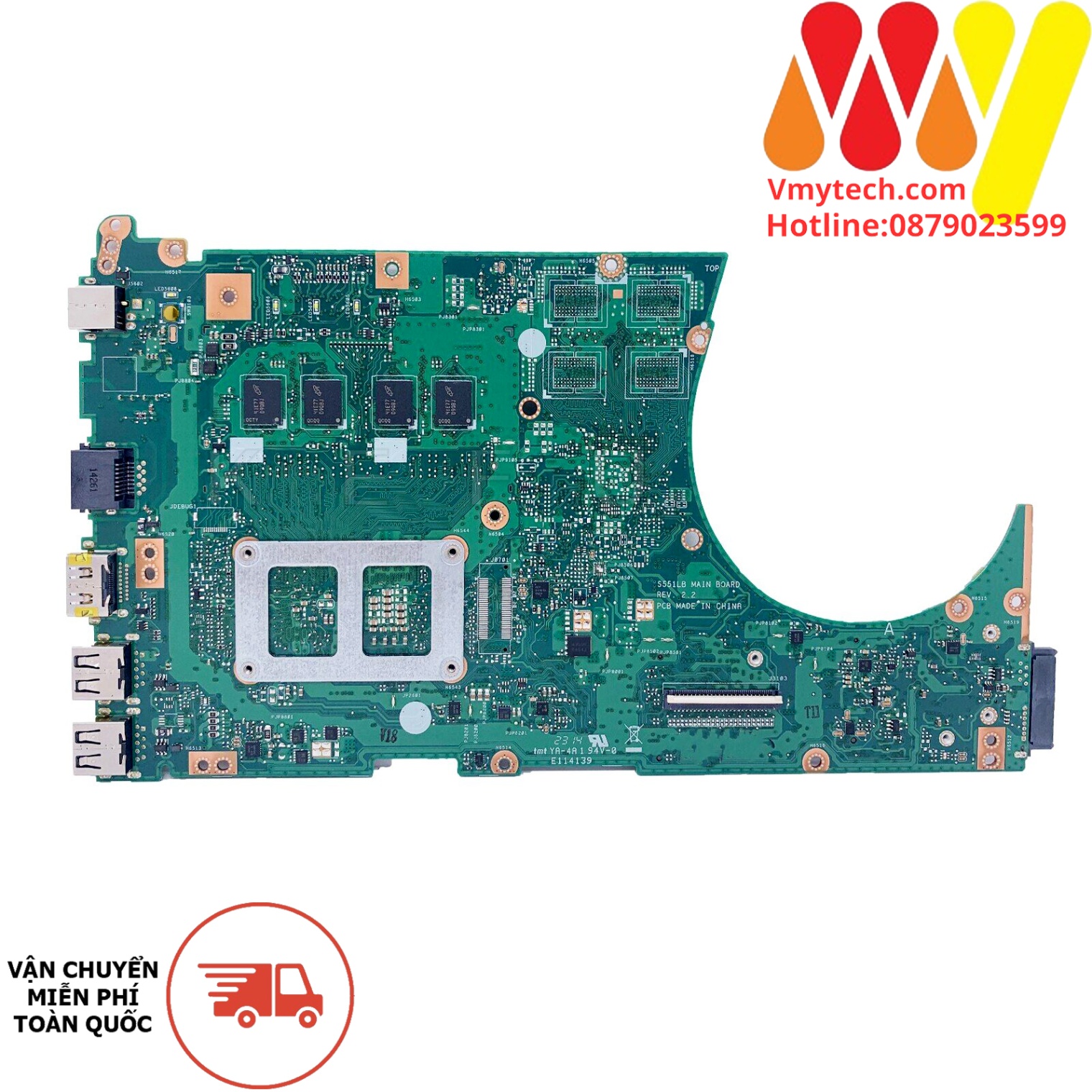 MAIN thay thế dùng cho Laptop ASUS S551, K551, S551L, S551LB mã : 31XJ9MB0120