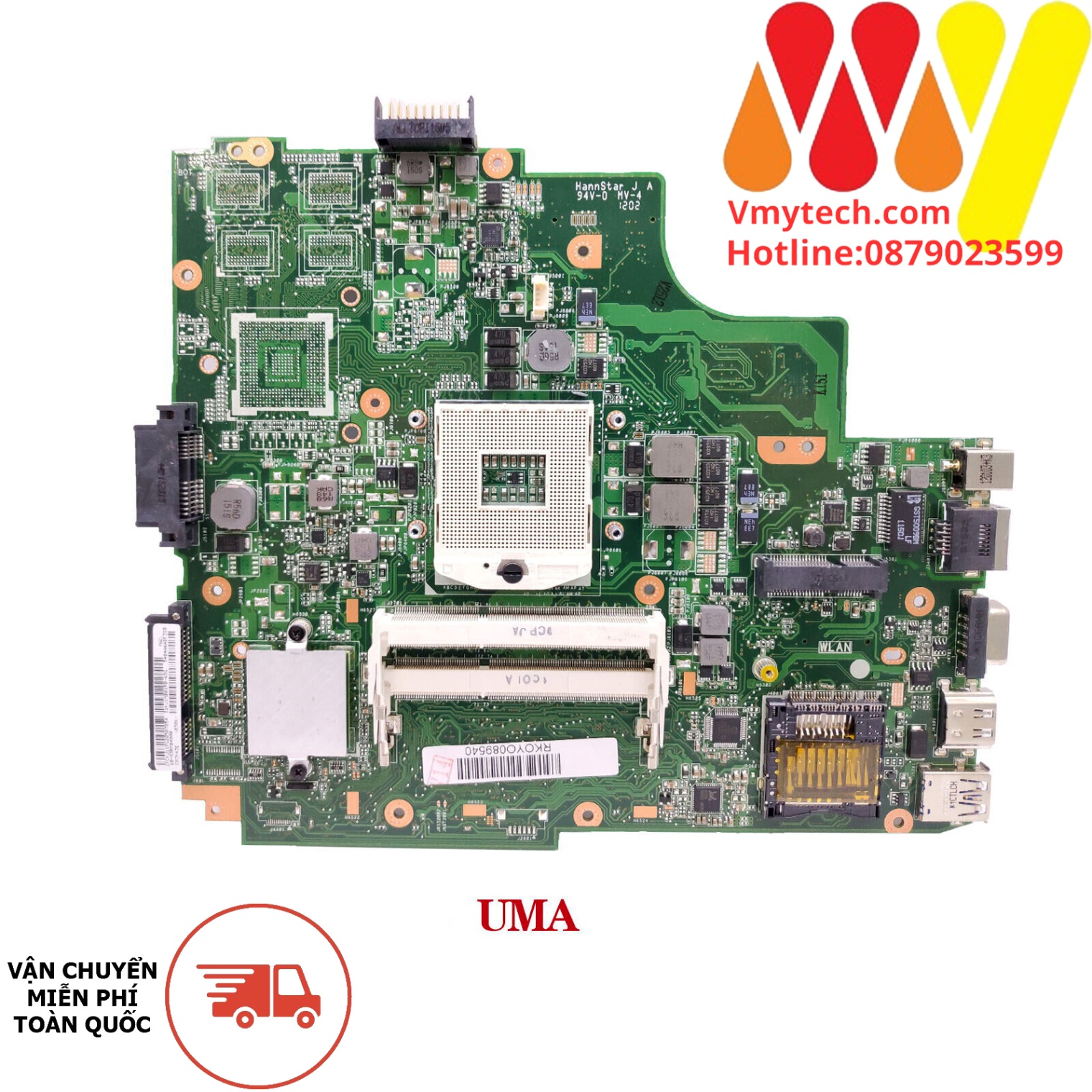 Main thay thế dùng cho Laptop ASUS A84S, A43S, K43SD, K43E, K43SD I3-2310