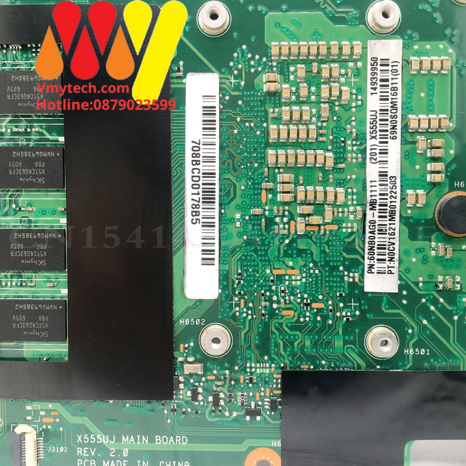 Main thay thế Laptop ASUS X555UF, F555U, X555UB, X555UQ, X555U, X555UJ I5-6200