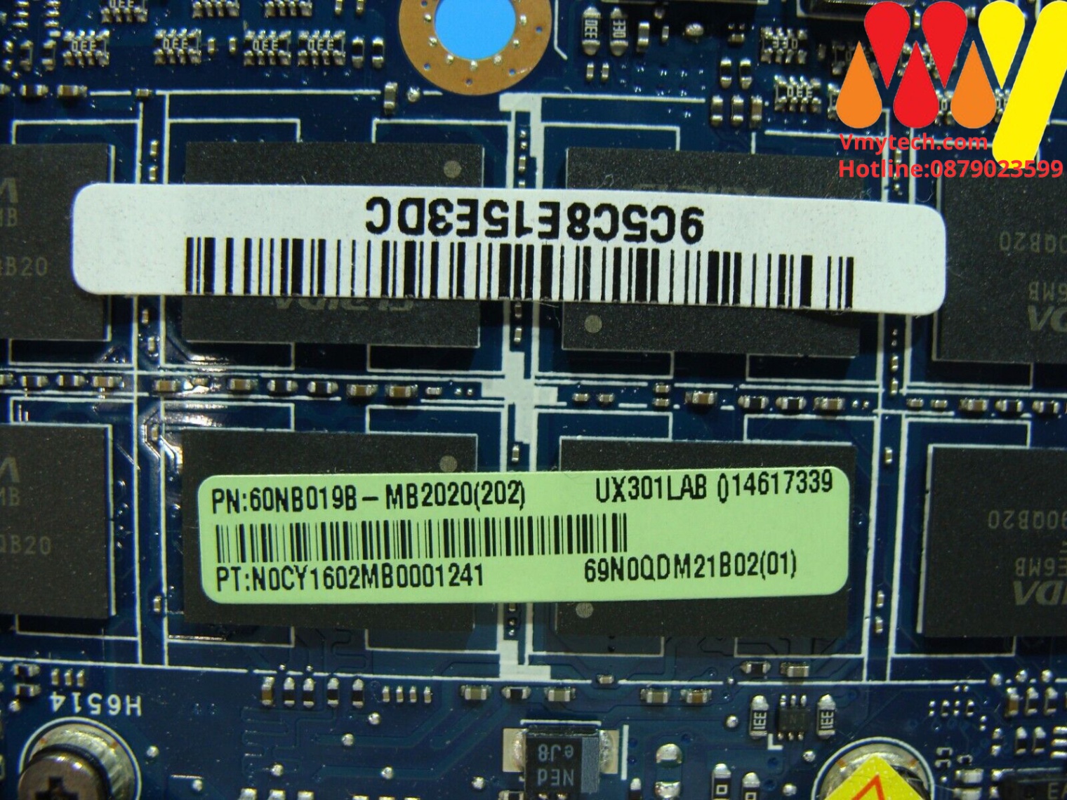 Main thay thế dùng cho Laptop ASUS UX301, UX301L, UX301LAB I7-4558