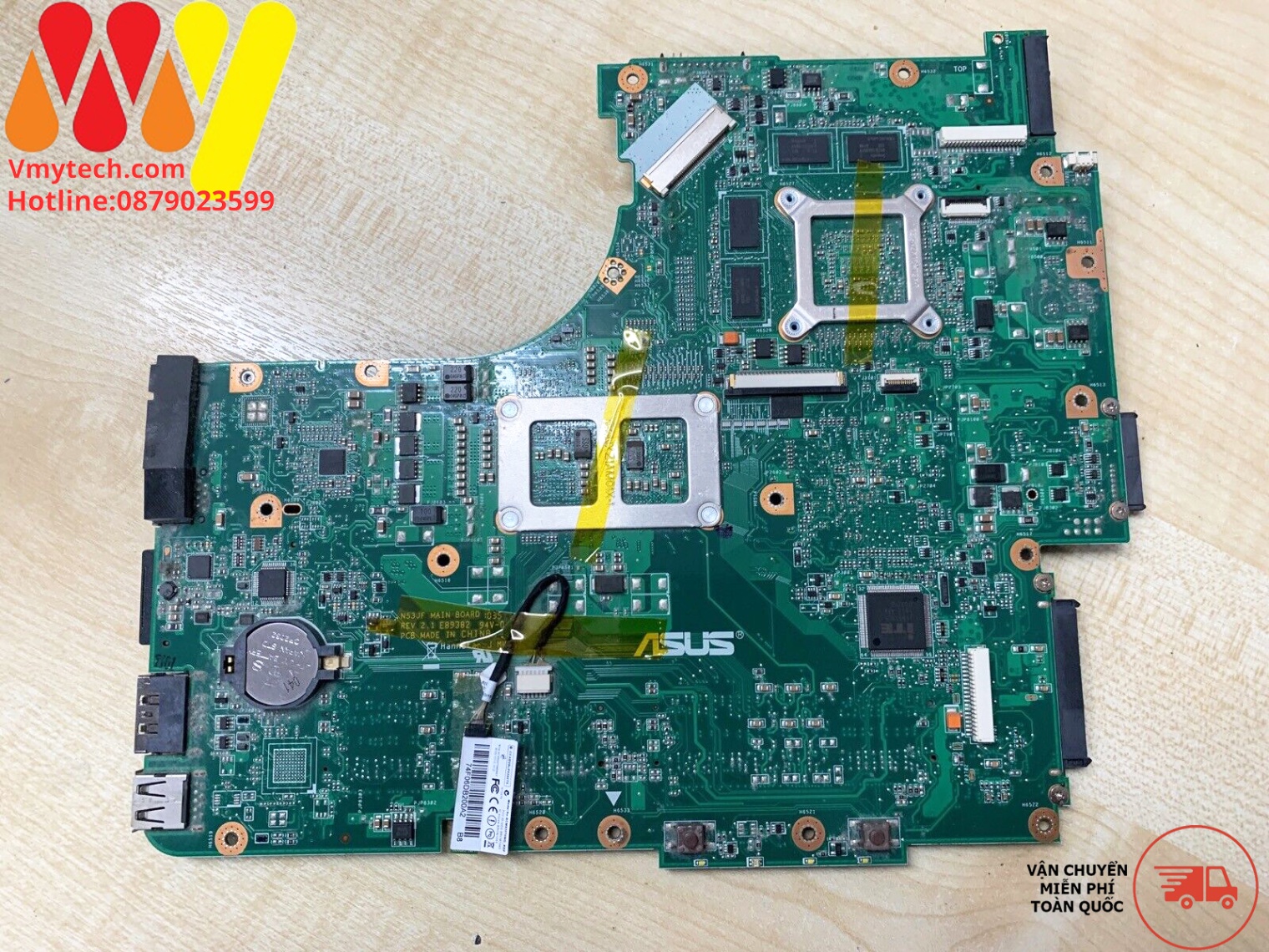 Main thay thế Cho Laptop Asus N53J, N53JG, N53JF mã : 60-N1IMB1000-B03