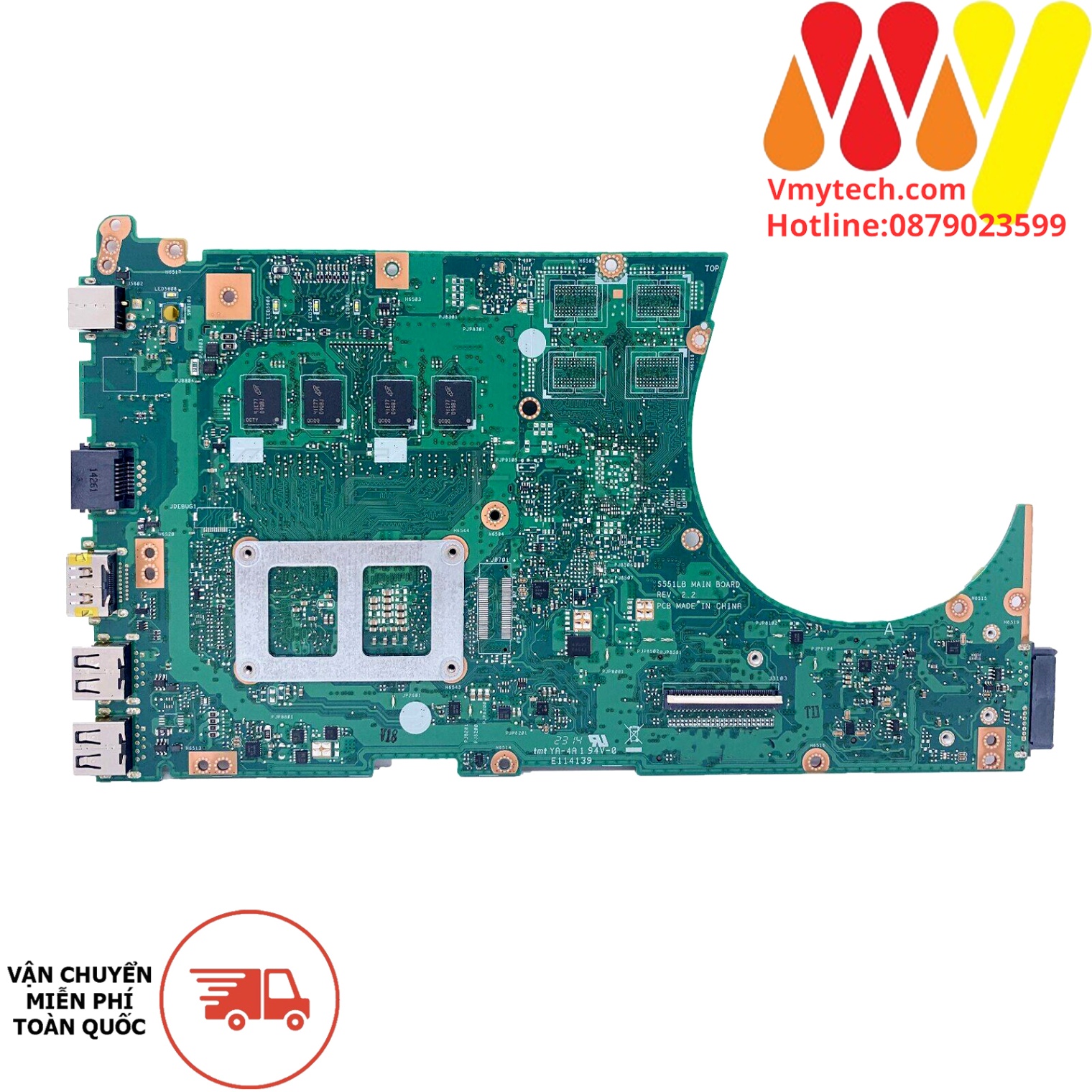 MAIN thay thế dùng cho Laptop ASUS S551, K551, S551L, S551LB I5-4200 mã : 31XJ9MB0120