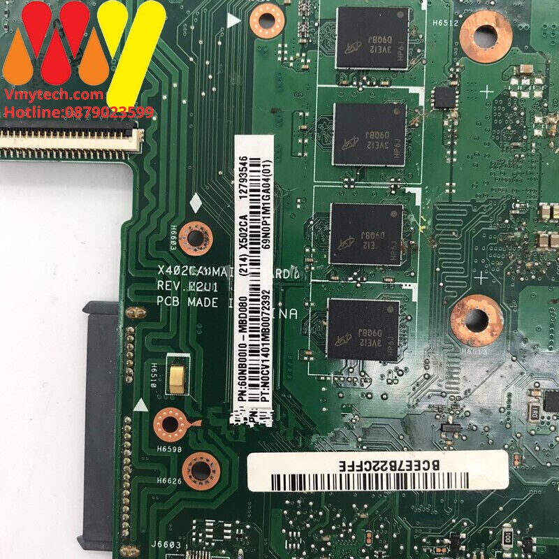 Main thay thế dùng cho Laptop ASUS X402CA REV.2.1 I3-3217