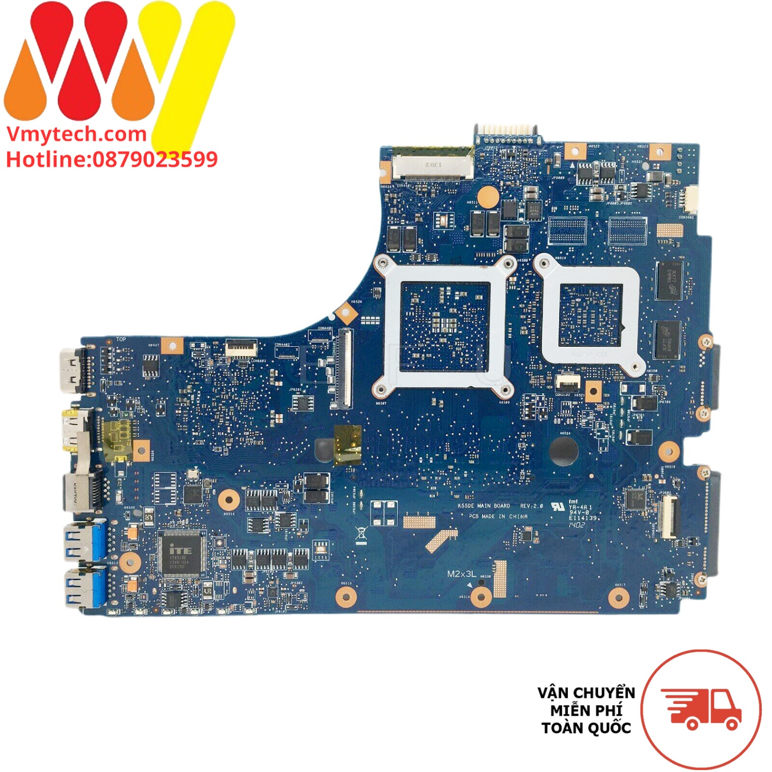 Main thay thế dùng cho Laptop Asus A55DR, K55D, K55DE, K55N, K55DR