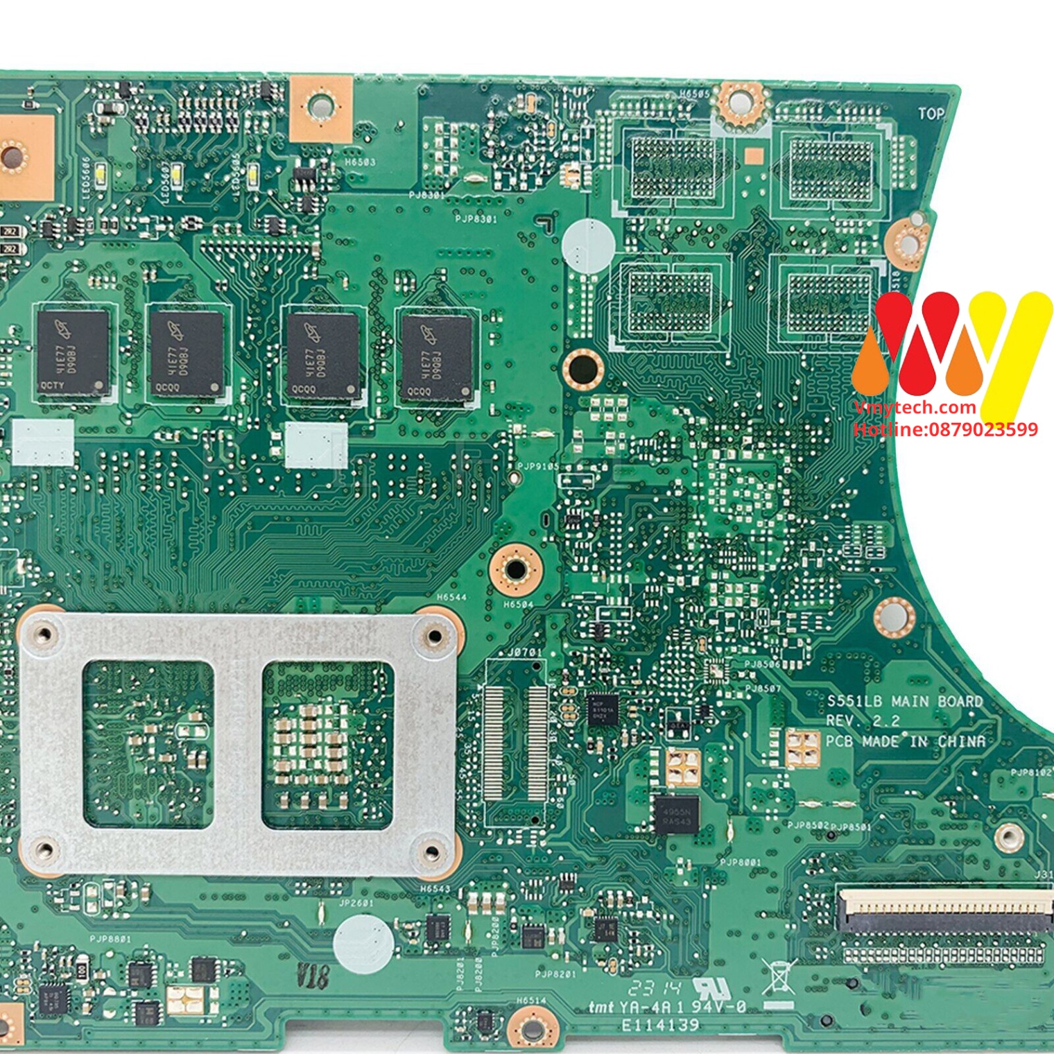 MAIN thay thế dùng cho Laptop ASUS S551, K551, S551L, S551LB I5-4200 mã : 31XJ9MB0120