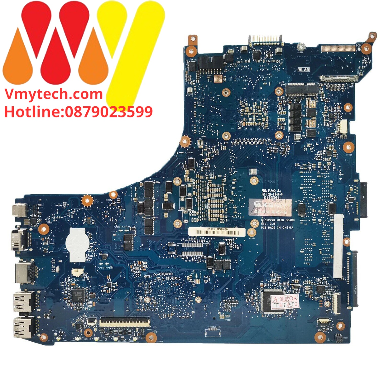 Main thay thế dùng cho Laptop ASUS GL552VX, GL552VXK, GL552VW, GL552 I5-4200
