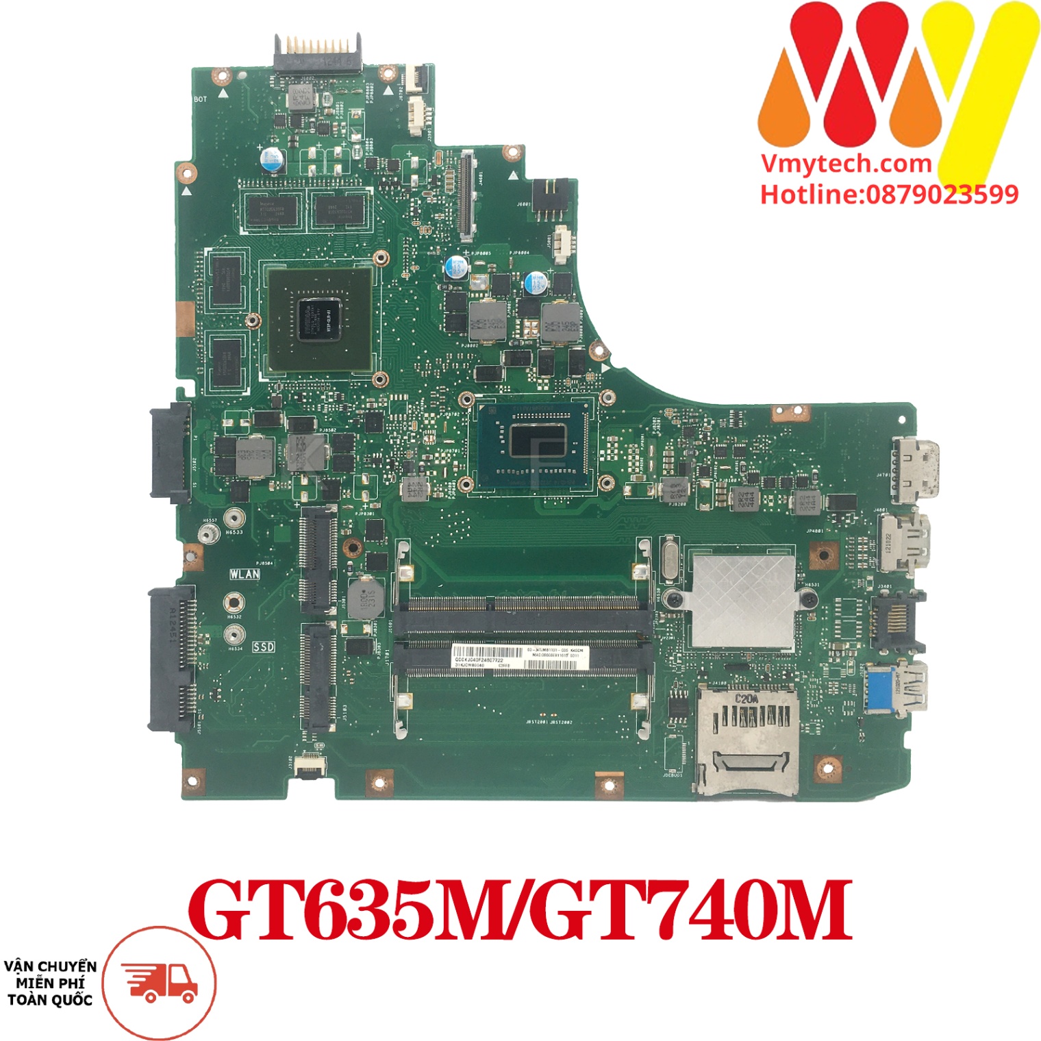 Main thay thế cho Latop ASUS A46C, K46C, E46C, S46C, S46CM, K46CB, K46CA, K46CM I7-3537 VGA RỜI