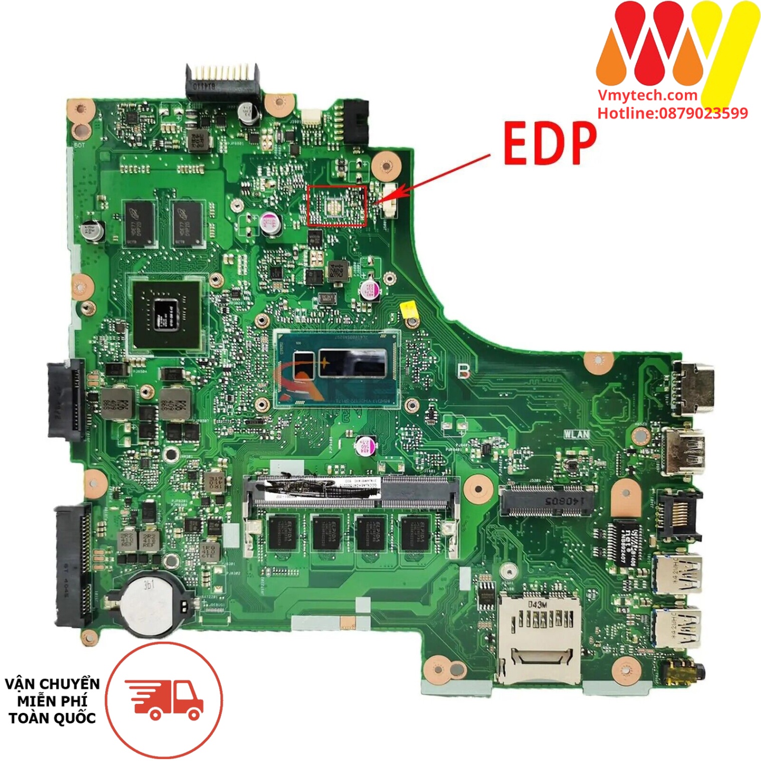 MAIN Thay thế Cho Laptop ASUS X450LA, X450LD, X450LN, X450L I3-4010U VGA