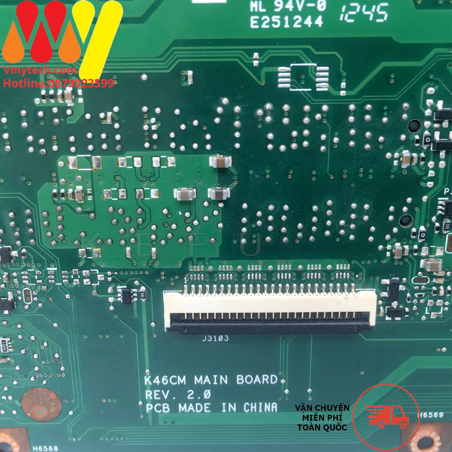 Main thay thế cho Latop ASUS A46C, K46C, E46C, S46C, S46CM, K46CB, K46CA, K46CM I7-3537 VGA RỜI