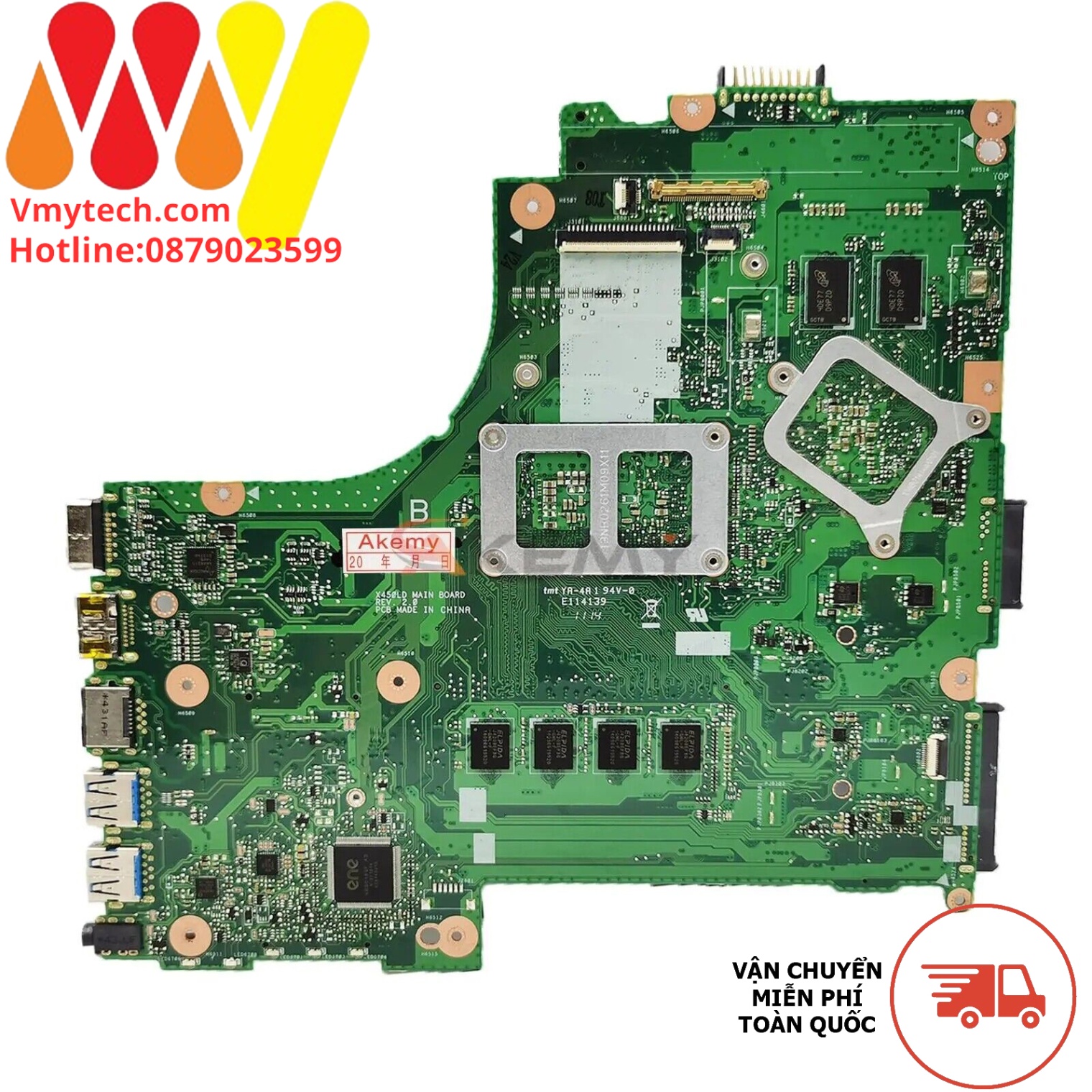 MAIN Thay thế Cho Laptop ASUS X450LA, X450LD, X450LN, X450L I3-4010U VGA