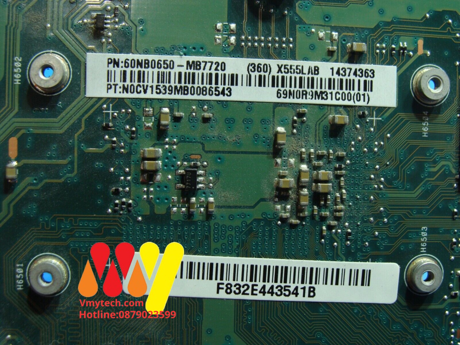 MAIN thay thế cho Laptop ASUS X555L I3-4030 mã : 60NB0650-MB7720