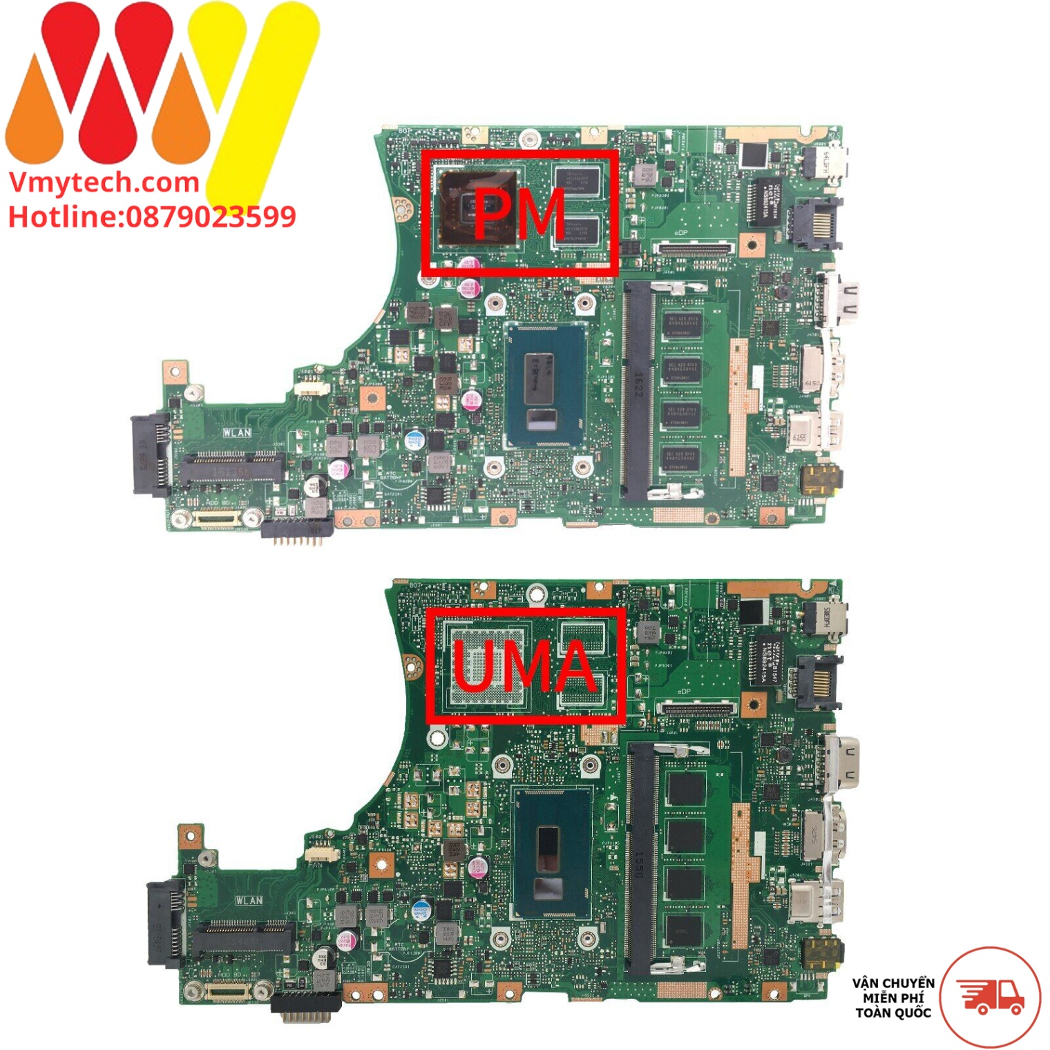 MAIN thay thế dùng cho Laptop ASUS X455LJ, X455LF, X455L, X455LD, F454L, X455LA I3-5005