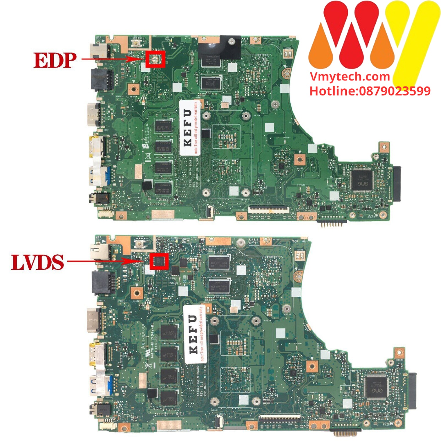 MAIN thay thế dùng cho Laptop ASUS X455LJ, X455LF, X455L, X455LD, F454L, X455LA I3-5005