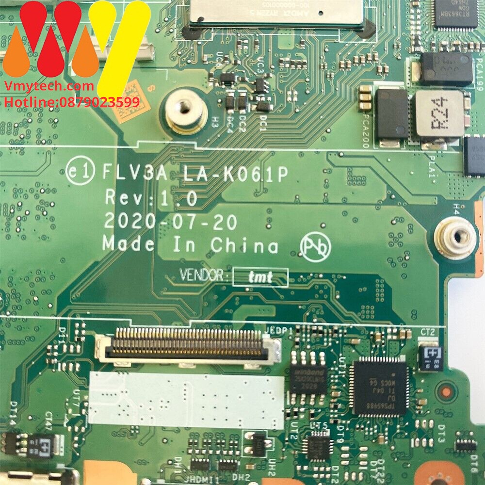 MAIN thay thế dùng cho Laptop LENOVO THINKBOOK 14G2 I5-1135G7 RAM 8GB mã : LA-K061P