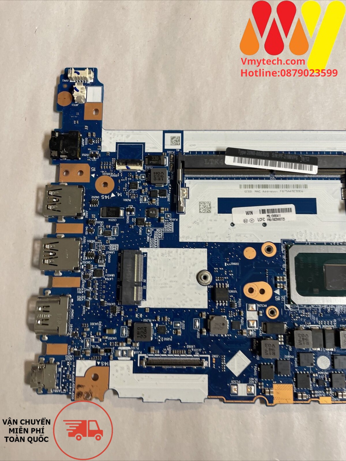 MAIN Thay thế dùng cho Laptop LENOVO E490, E590 I5-8265U VGA RỜI