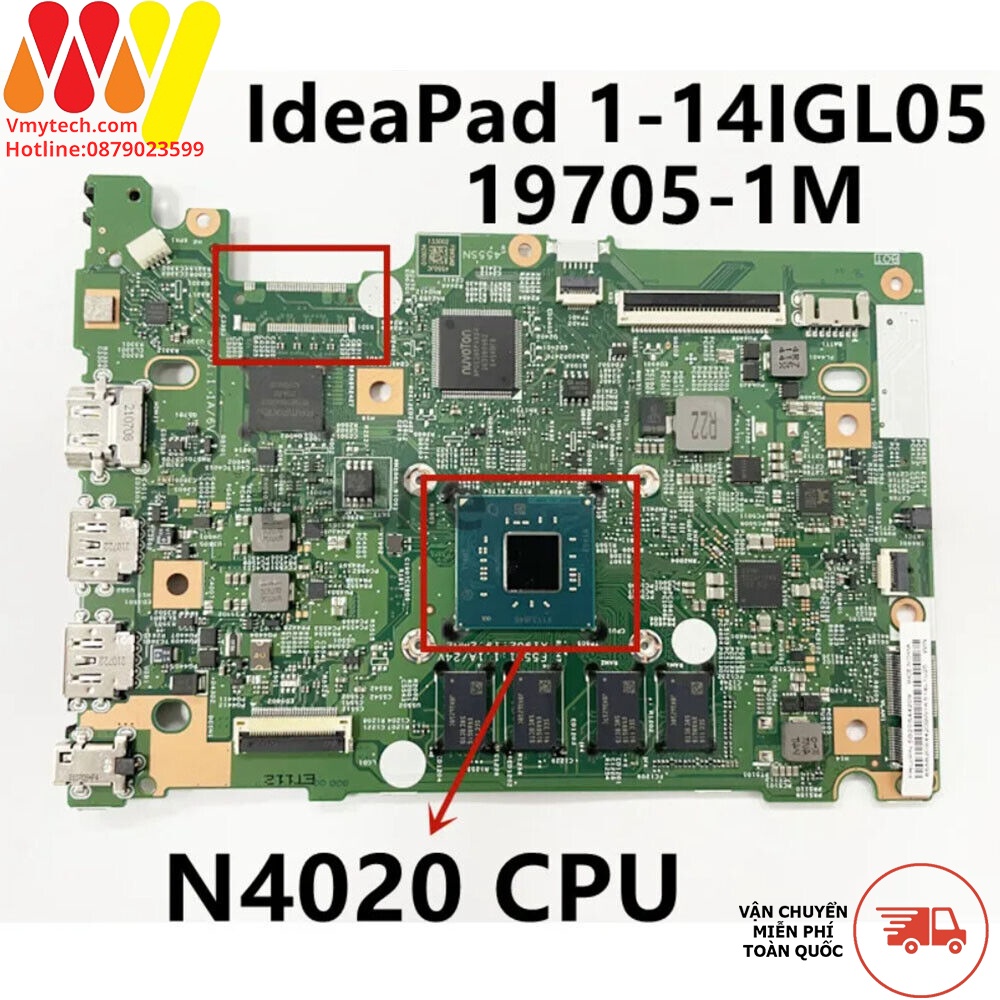 MAIN thay thế dùng cho Laptop LENOVO IDEAPAD 1-14IGL05 mã : 19705-1m