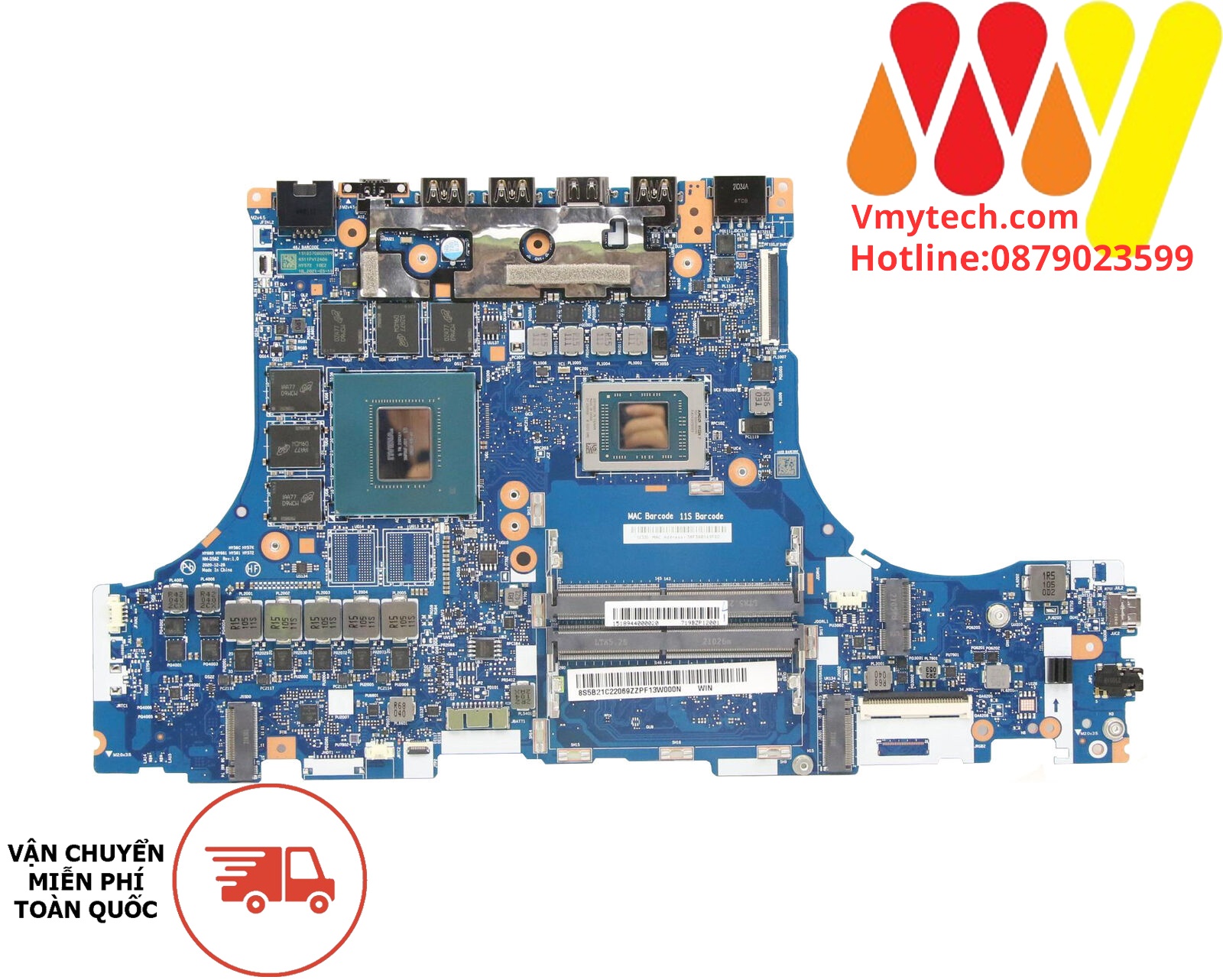 MAIN LENOVO LEGION 5 PRO 16ACH6H R7-5800 RTX 3070 mã : nm-d562